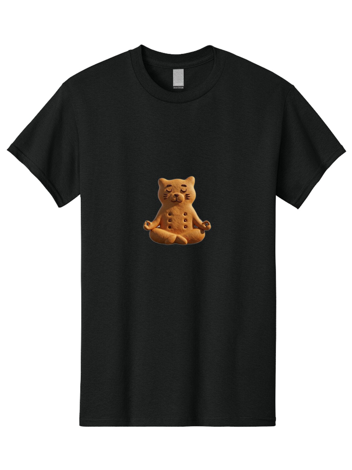 Cat-Figurine-Meditating Men'S Graphic Tee, 100% Cotton, Comfortable Casual Summer Wear, Machine Washable, Vintage Camera, Old Camera, Antique Camera, Black Camera, Classic Photography, Photography Equipment, Nostalgic Device, Film Camera, Baq463 10