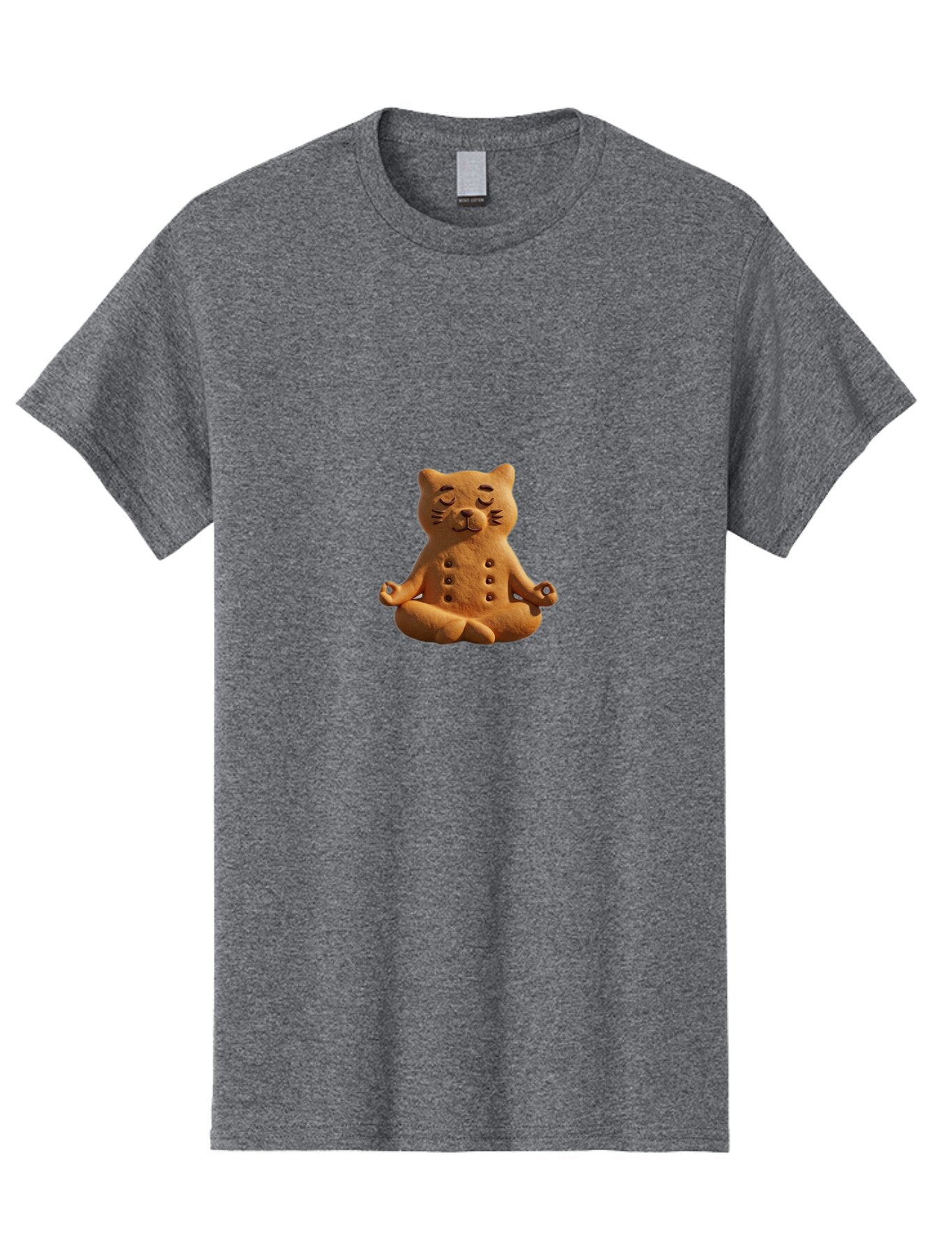 Cat-Figurine-Meditating Men'S Graphic Tee, 100% Cotton, Comfortable Casual Summer Wear, Machine Washable, Vintage Camera, Old Camera, Antique Camera, Black Camera, Classic Photography, Photography Equipment, Nostalgic Device, Film Camera, Baq463 15