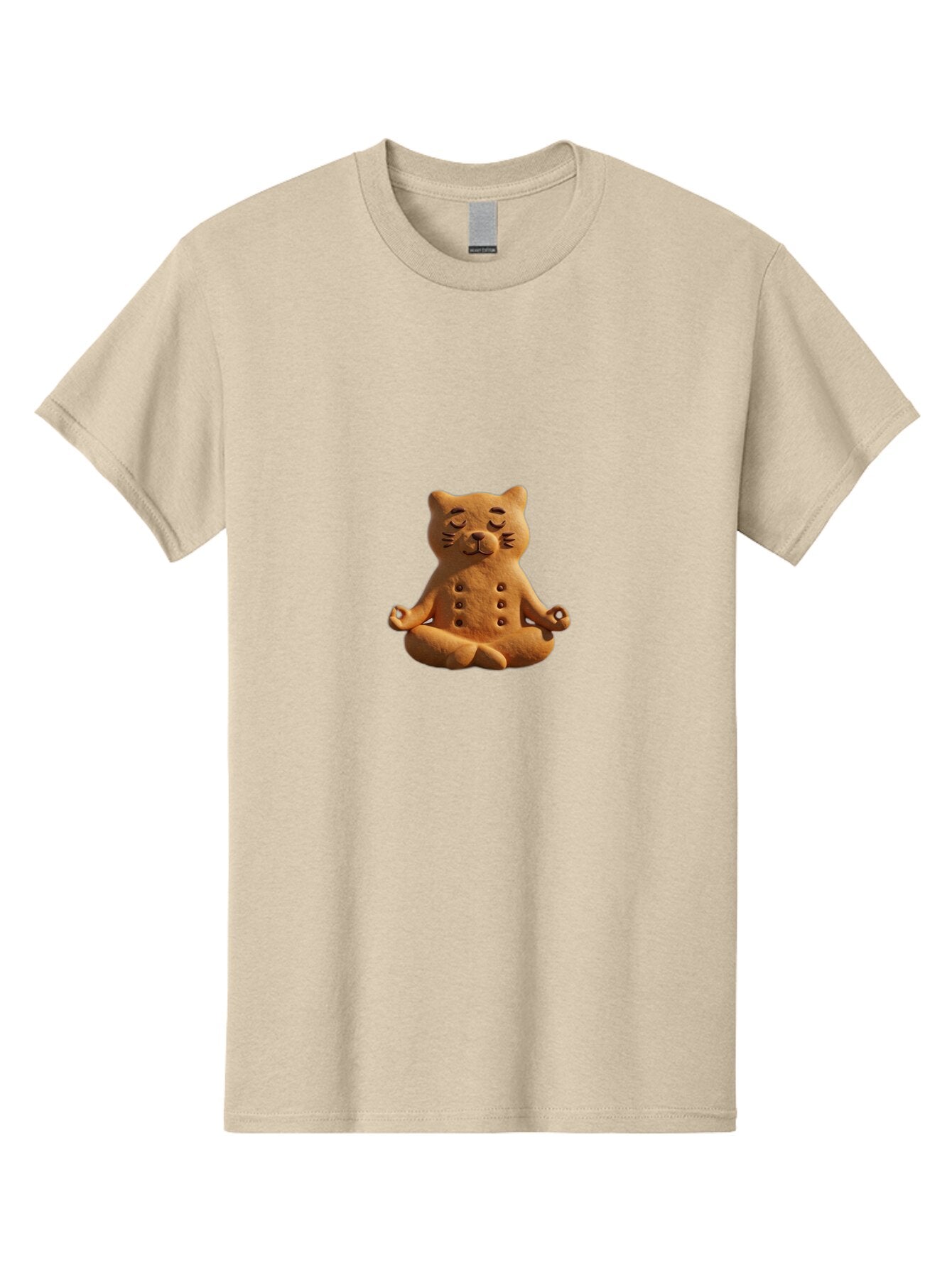 Cat-Figurine-Meditating Men'S Graphic Tee, 100% Cotton, Comfortable Casual Summer Wear, Machine Washable, Vintage Camera, Old Camera, Antique Camera, Black Camera, Classic Photography, Photography Equipment, Nostalgic Device, Film Camera, Baq463