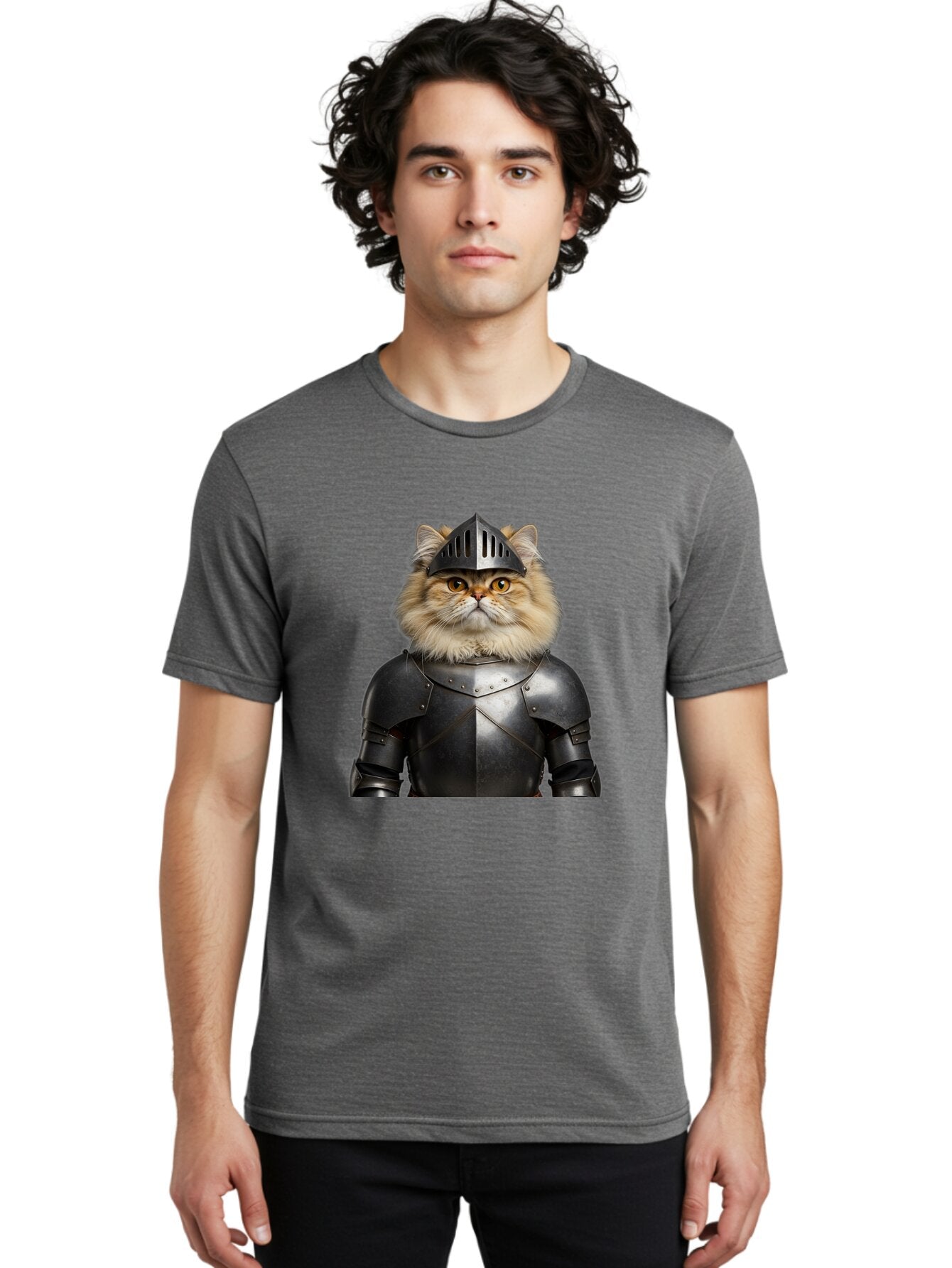 Cat-In-Armor-1 Men'S Graphic Tee, 100% Cotton, Comfortable Casual Summer Wear, Machine Washable, Vintage Camera, Old Camera, Antique Camera, Black Camera, Classic Photography, Photography Equipment, Nostalgic Device, Film Camera, Camera Art Baq464 18
