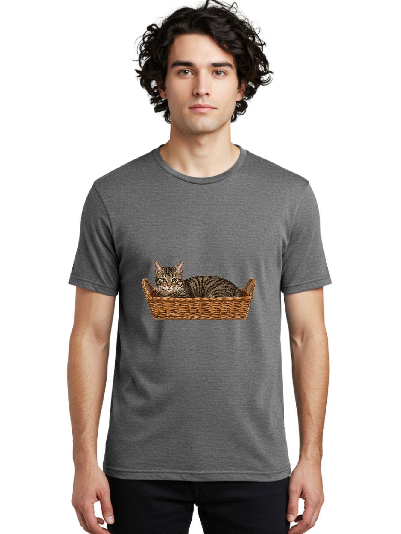 Cat-In-Basket Men'S Graphic Tee, 100% Cotton, Comfortable Casual Summer Wear, Machine Washable, Vintage Camera, Old Camera, Antique Camera, Black Camera, Classic Photography, Photography Equipment, Nostalgic Device, Film Camera, Camera Art Baq466 25