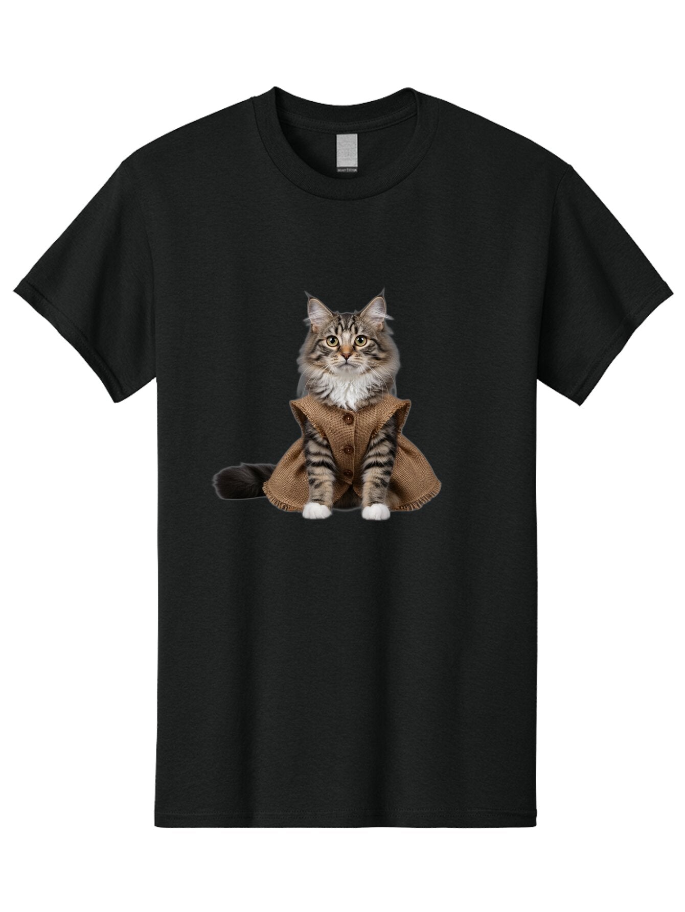 Cat-In-Brown-Vest-Sitting Men'S Graphic Tee, 100% Cotton, Comfortable Casual Summer Wear, Machine Washable, Vintage Camera, Old Camera, Antique Camera, Black Camera, Classic Photography, Photography Equipment, Nostalgic Device, Film Camera, Baq467 13