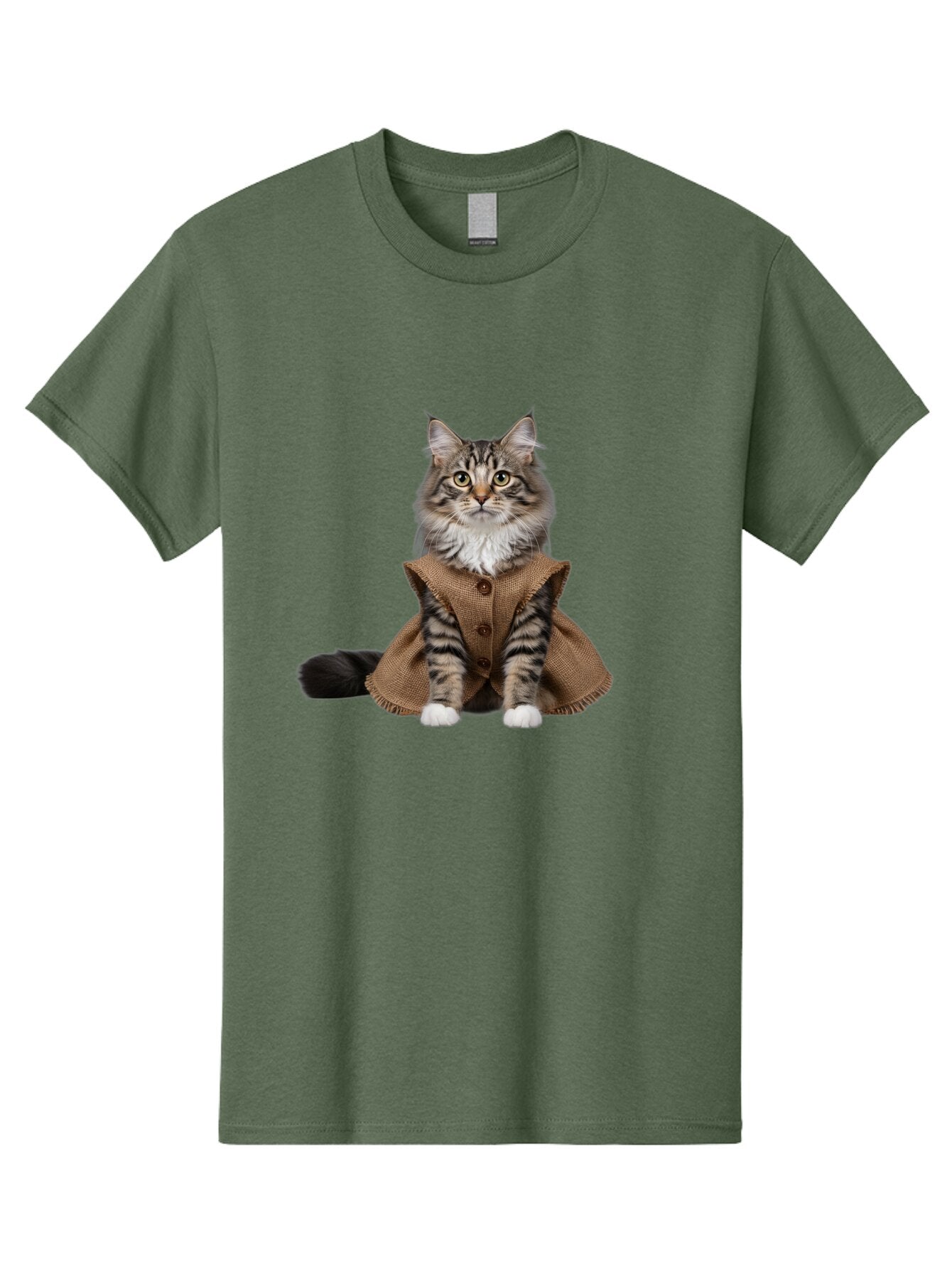Cat-In-Brown-Vest-Sitting Men'S Graphic Tee, 100% Cotton, Comfortable Casual Summer Wear, Machine Washable, Vintage Camera, Old Camera, Antique Camera, Black Camera, Classic Photography, Photography Equipment, Nostalgic Device, Film Camera, Baq467 11