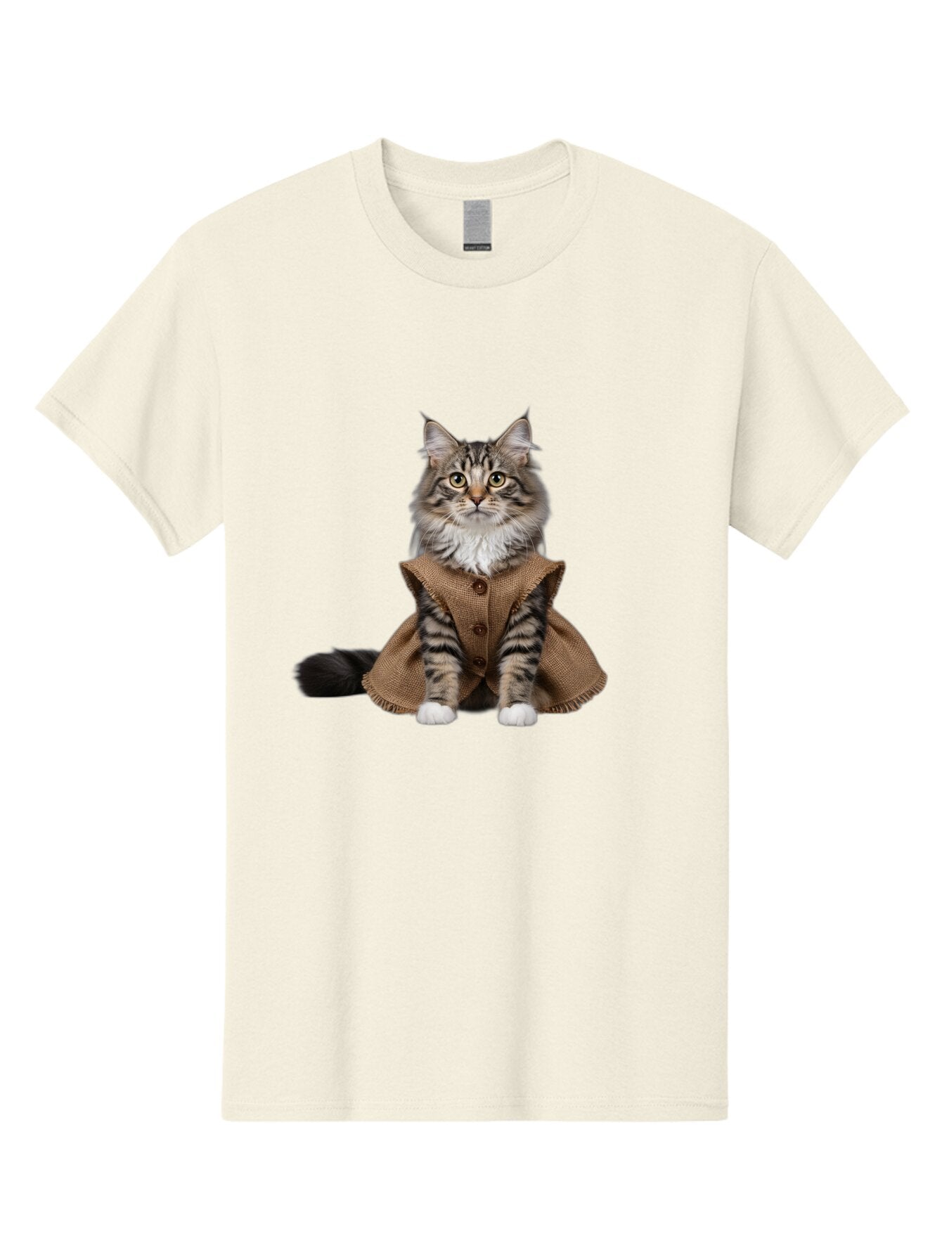 Cat-In-Brown-Vest-Sitting Men'S Graphic Tee, 100% Cotton, Comfortable Casual Summer Wear, Machine Washable, Vintage Camera, Old Camera, Antique Camera, Black Camera, Classic Photography, Photography Equipment, Nostalgic Device, Film Camera, Baq467
