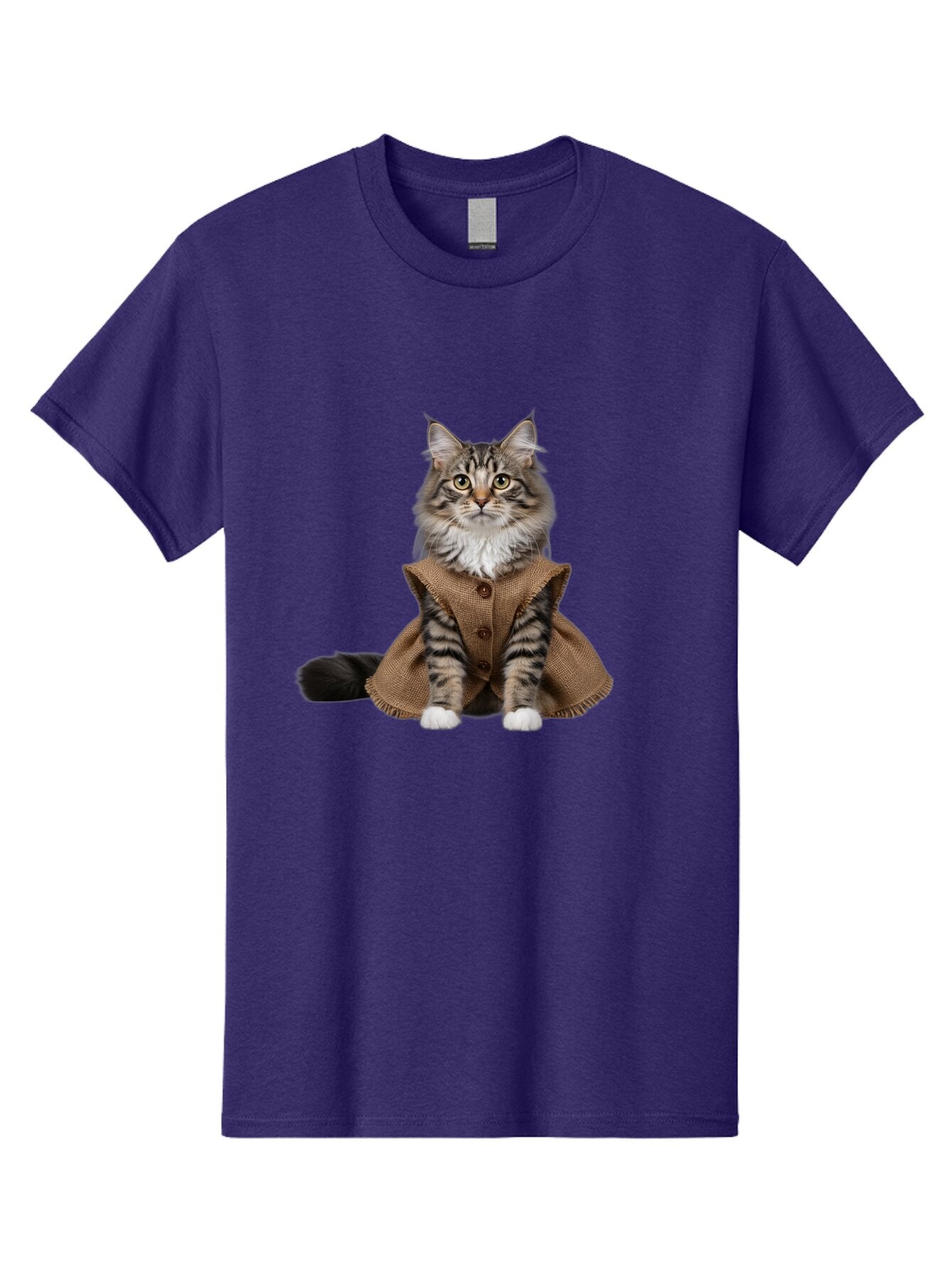 Cat-In-Brown-Vest-Sitting Men'S Graphic Tee, 100% Cotton, Comfortable Casual Summer Wear, Machine Washable, Vintage Camera, Old Camera, Antique Camera, Black Camera, Classic Photography, Photography Equipment, Nostalgic Device, Film Camera, Baq467