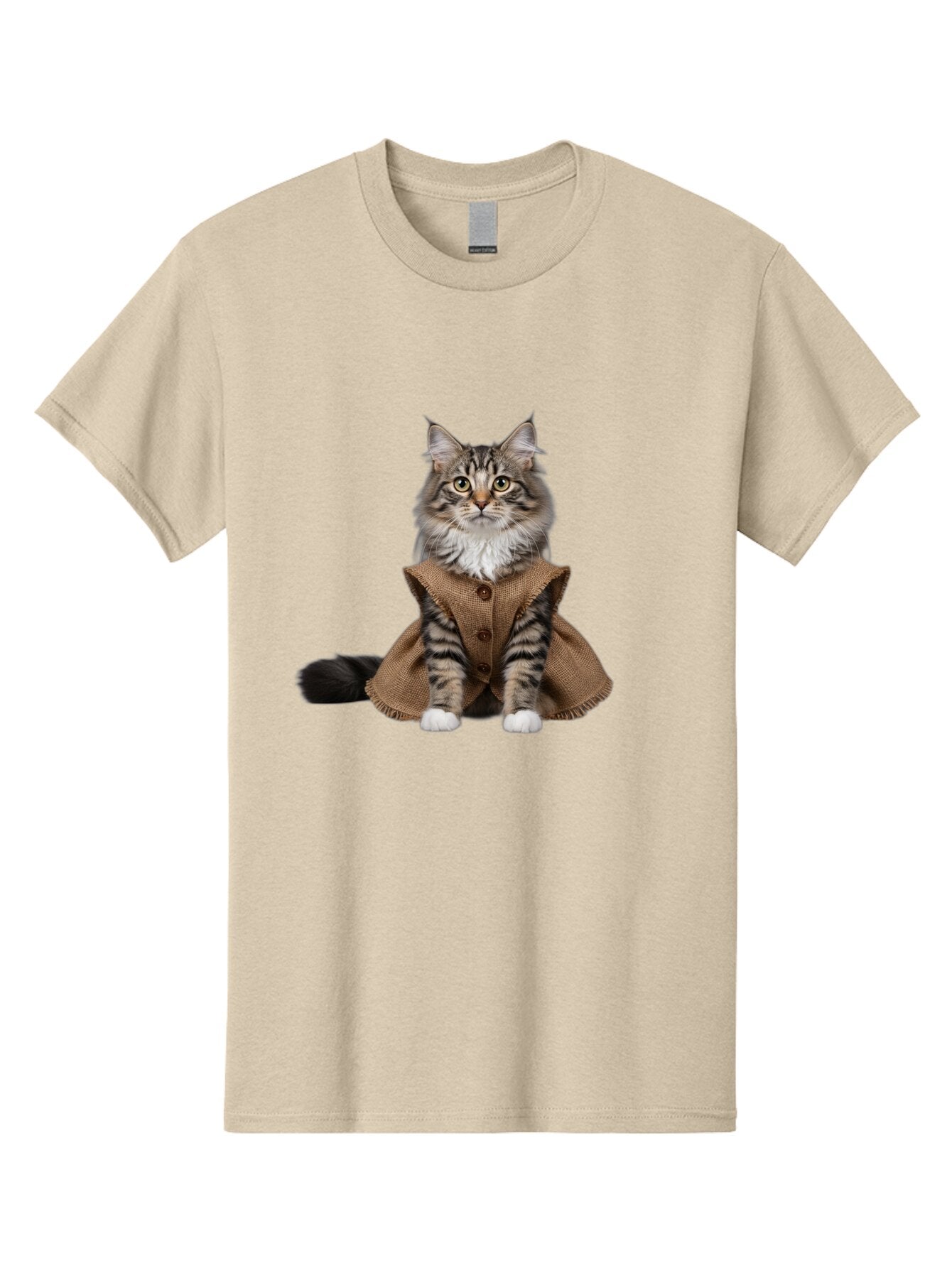 Cat-In-Brown-Vest-Sitting Men'S Graphic Tee, 100% Cotton, Comfortable Casual Summer Wear, Machine Washable, Vintage Camera, Old Camera, Antique Camera, Black Camera, Classic Photography, Photography Equipment, Nostalgic Device, Film Camera, Baq467 8