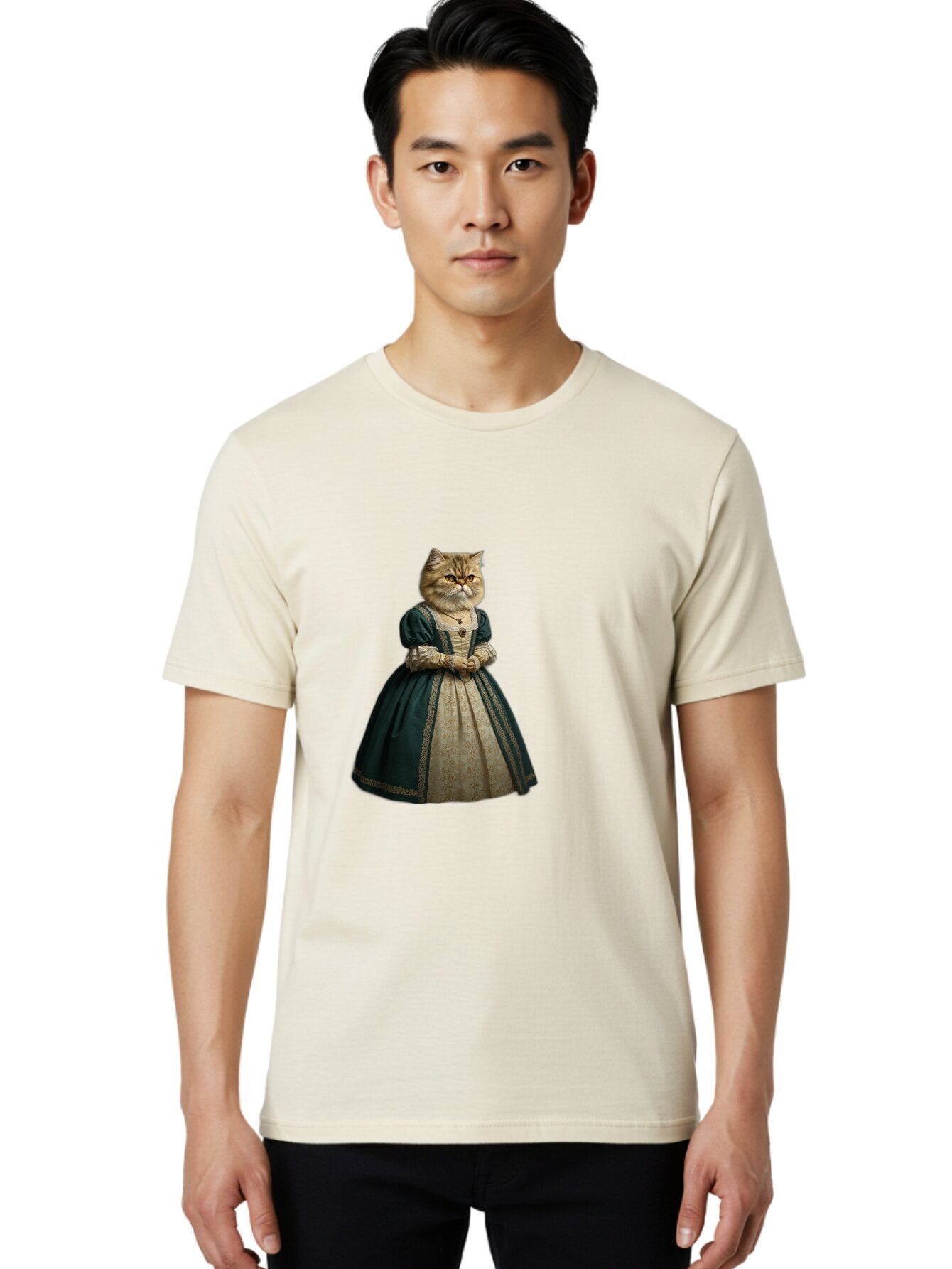 Cat-In-Dress Men'S Graphic Tee, 100% Cotton, Comfortable Casual Summer Wear, Machine Washable, Vintage Camera, Old Camera, Antique Camera, Black Camera, Classic Photography, Photography Equipment, Nostalgic Device, Film Camera, Camera Art Baq469 29