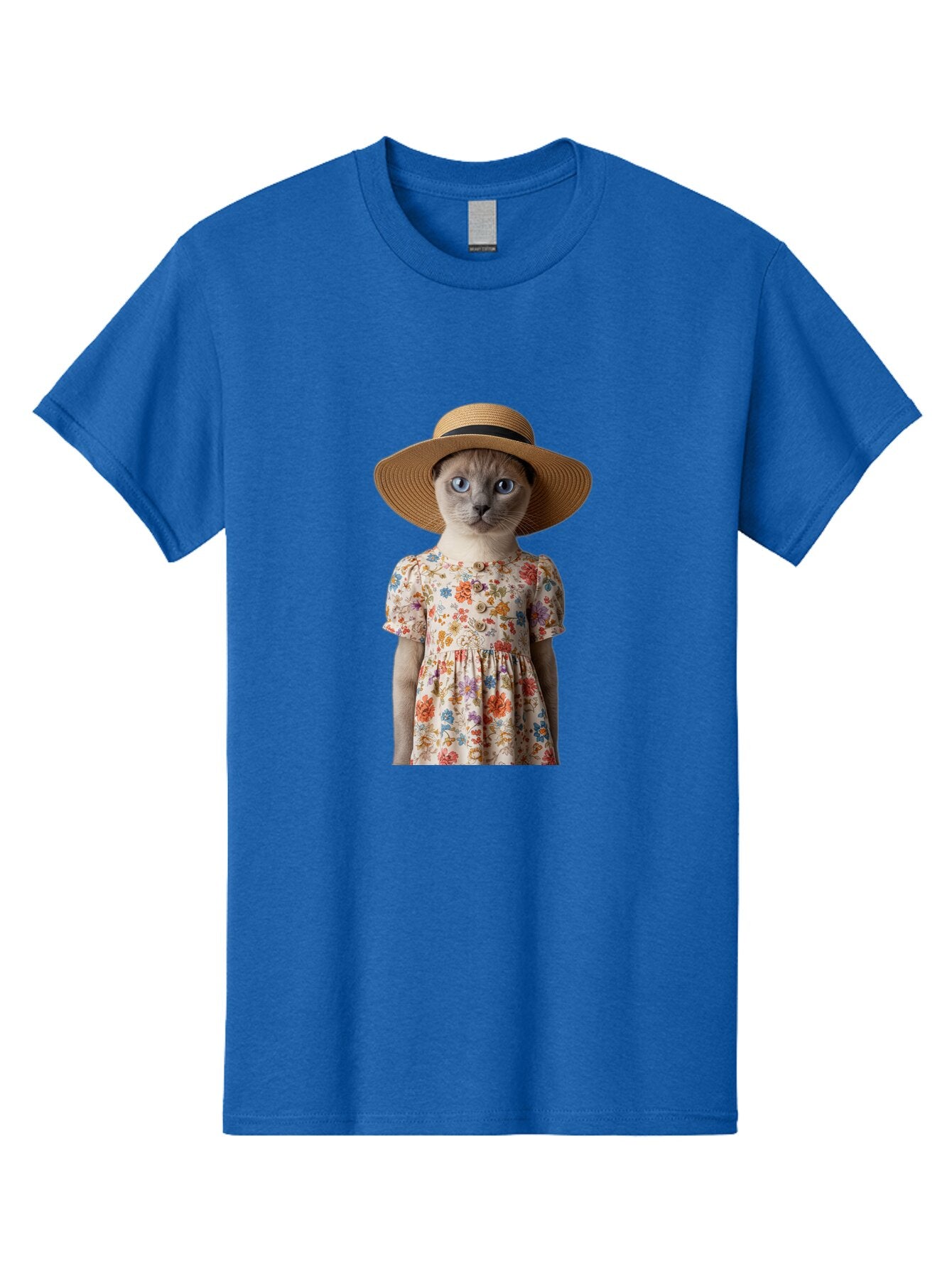 Cat-In-Floral-Dress Men'S Graphic Tee, 100% Cotton, Comfortable Casual Summer Wear, Machine Washable, Vintage Camera, Old Camera, Antique Camera, Black Camera, Classic Photography, Photography Equipment, Nostalgic Device, Film Camera, Baq470 4