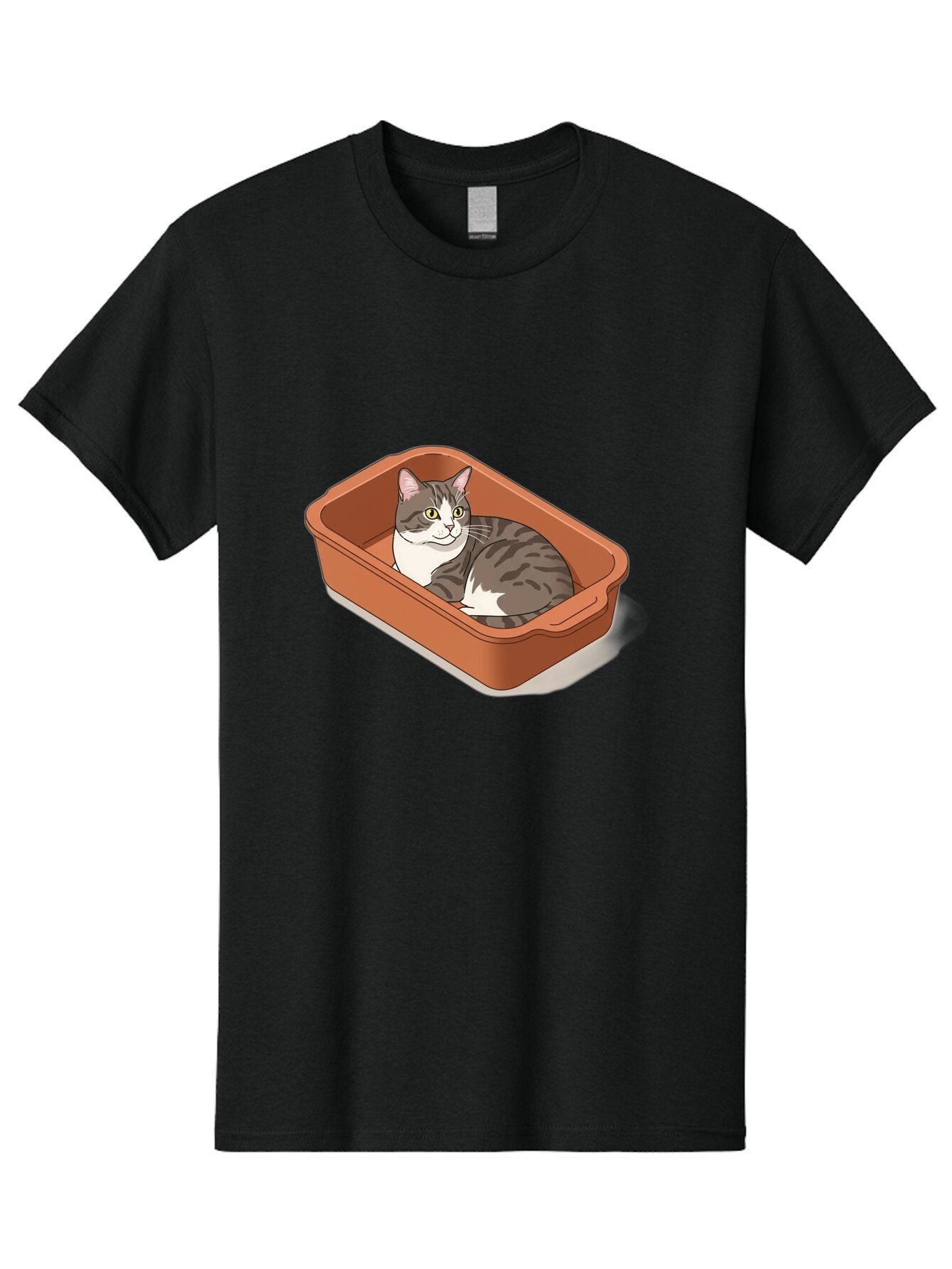 Cat-In-Litter-Box Men'S Graphic Tee, 100% Cotton, Comfortable Casual Summer Wear, Machine Washable, Vintage Camera, Old Camera, Antique Camera, Black Camera, Classic Photography, Photography Equipment, Nostalgic Device, Film Camera, Camera Art Baq471 9