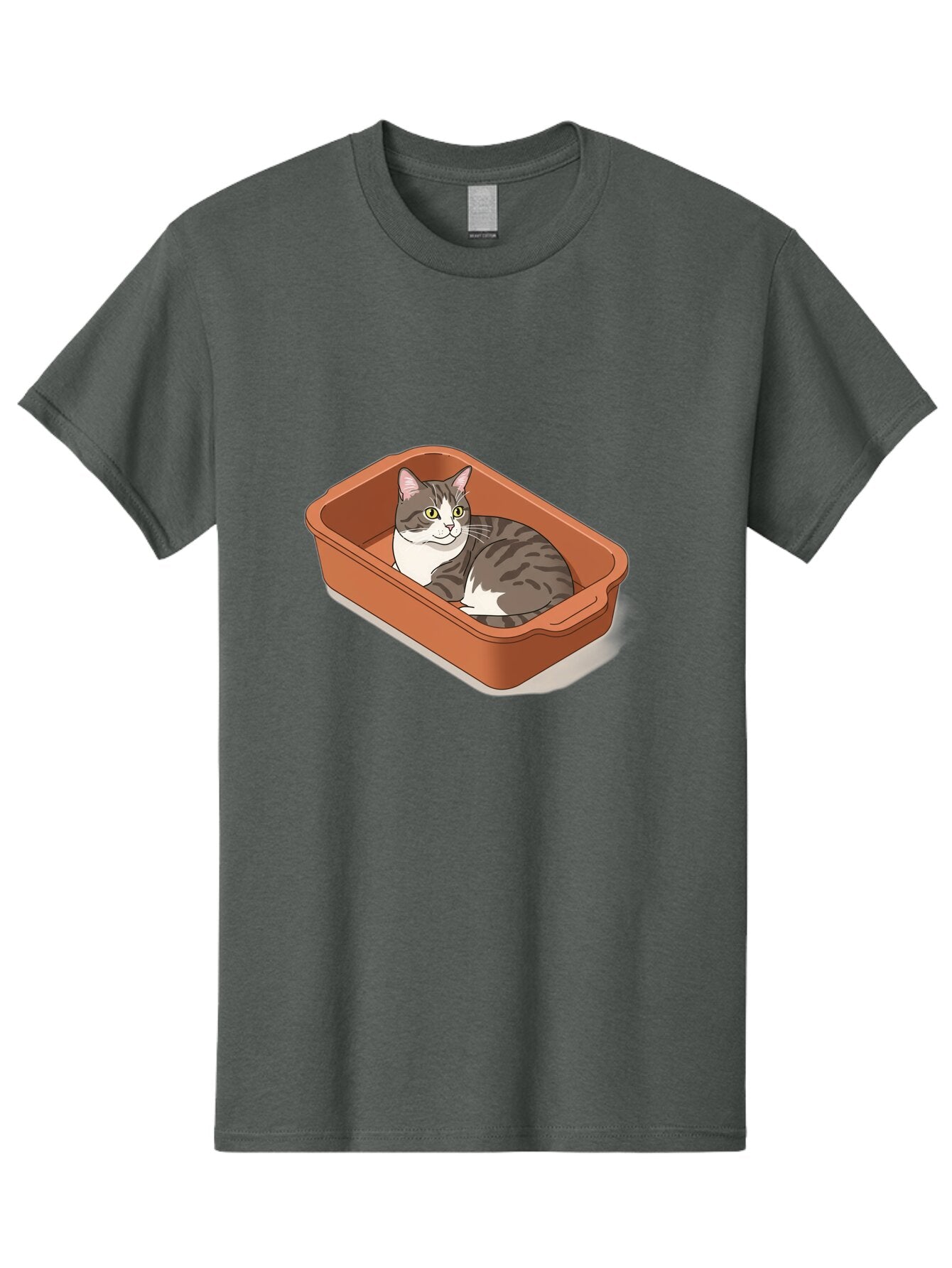 Cat-In-Litter-Box Men'S Graphic Tee, 100% Cotton, Comfortable Casual Summer Wear, Machine Washable, Vintage Camera, Old Camera, Antique Camera, Black Camera, Classic Photography, Photography Equipment, Nostalgic Device, Film Camera, Camera Art Baq471 4
