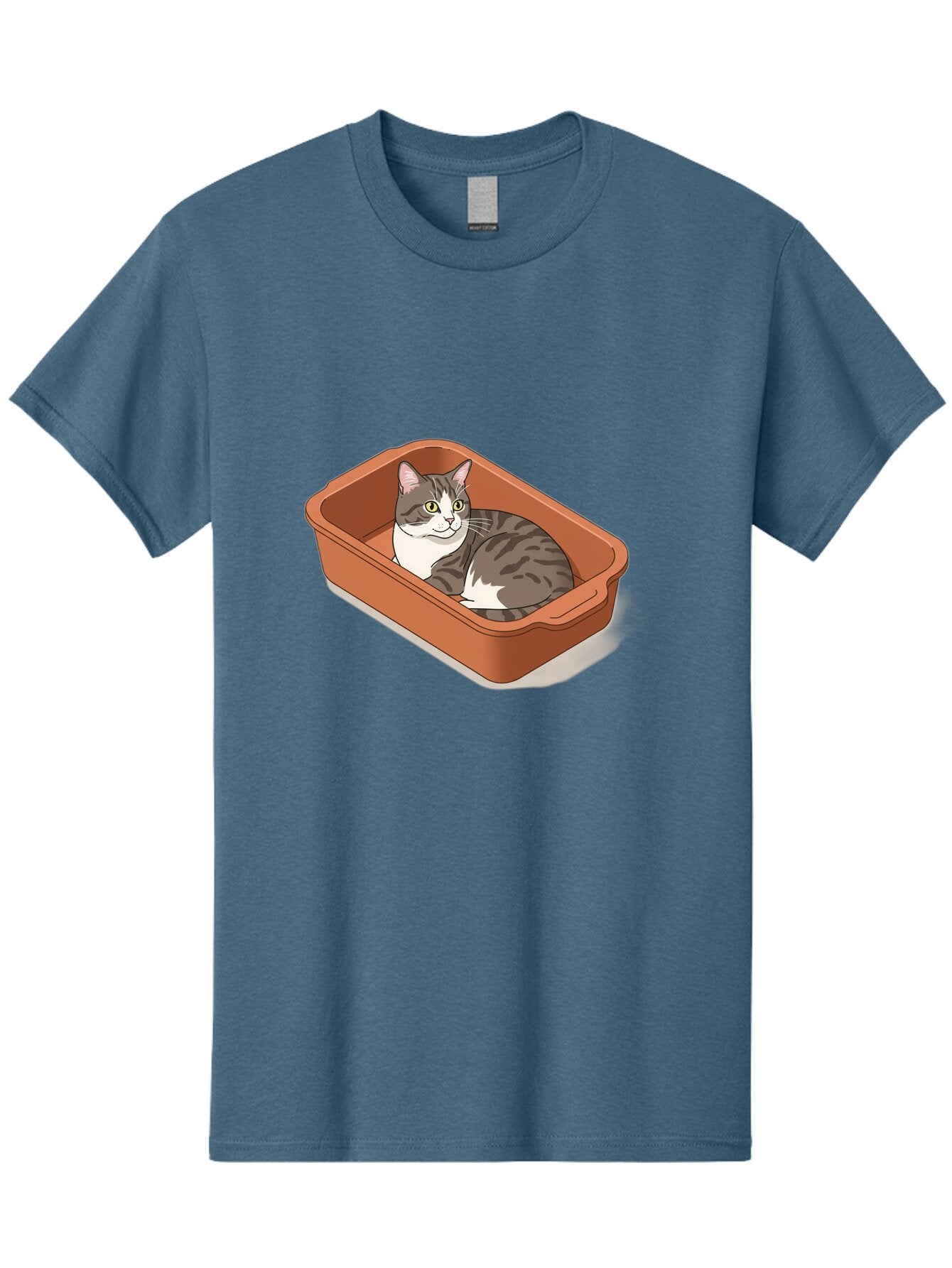 Cat-In-Litter-Box Men'S Graphic Tee, 100% Cotton, Comfortable Casual Summer Wear, Machine Washable, Vintage Camera, Old Camera, Antique Camera, Black Camera, Classic Photography, Photography Equipment, Nostalgic Device, Film Camera, Camera Art Baq471 5