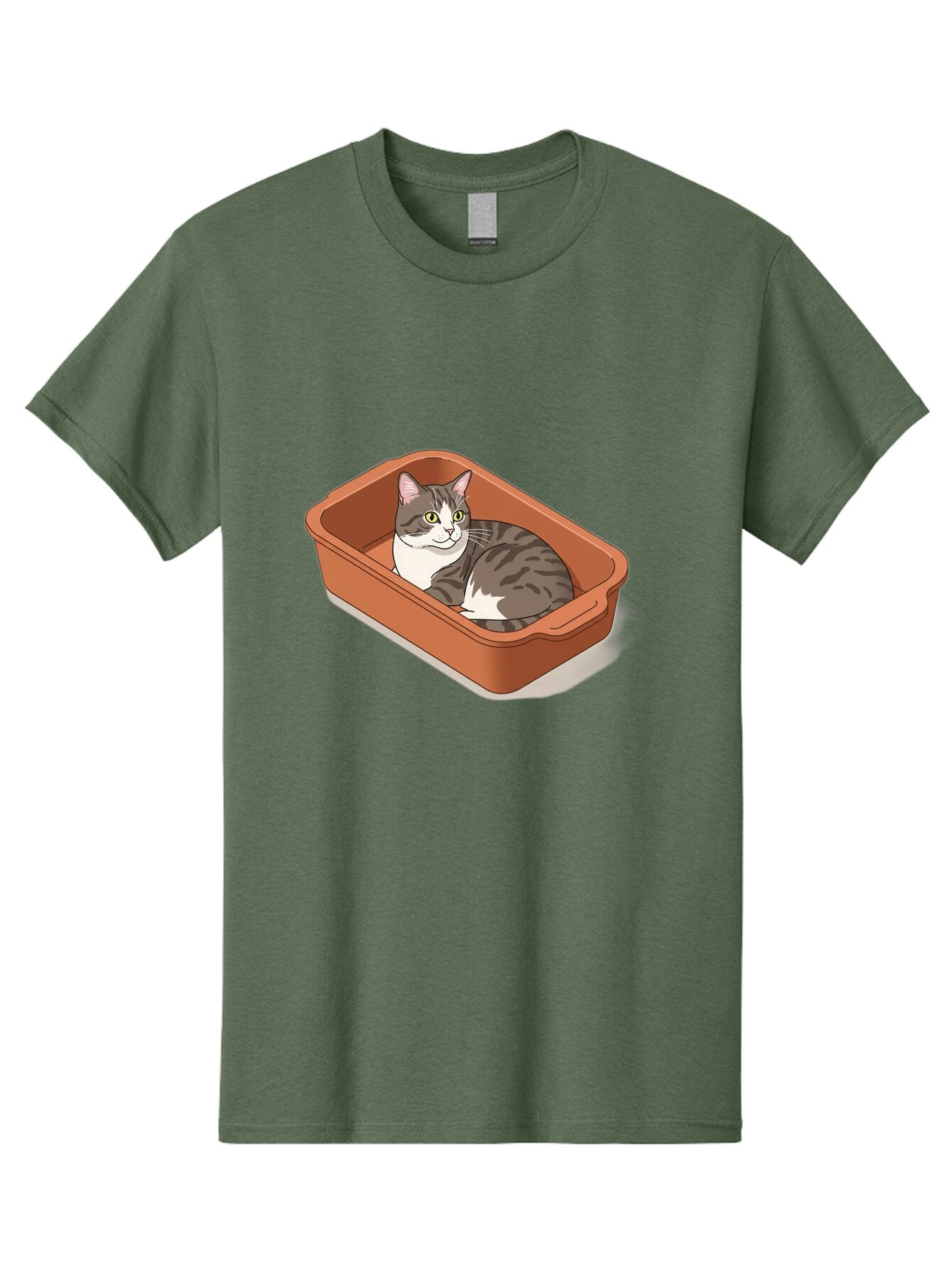 Cat-In-Litter-Box Men'S Graphic Tee, 100% Cotton, Comfortable Casual Summer Wear, Machine Washable, Vintage Camera, Old Camera, Antique Camera, Black Camera, Classic Photography, Photography Equipment, Nostalgic Device, Film Camera, Camera Art Baq471 15