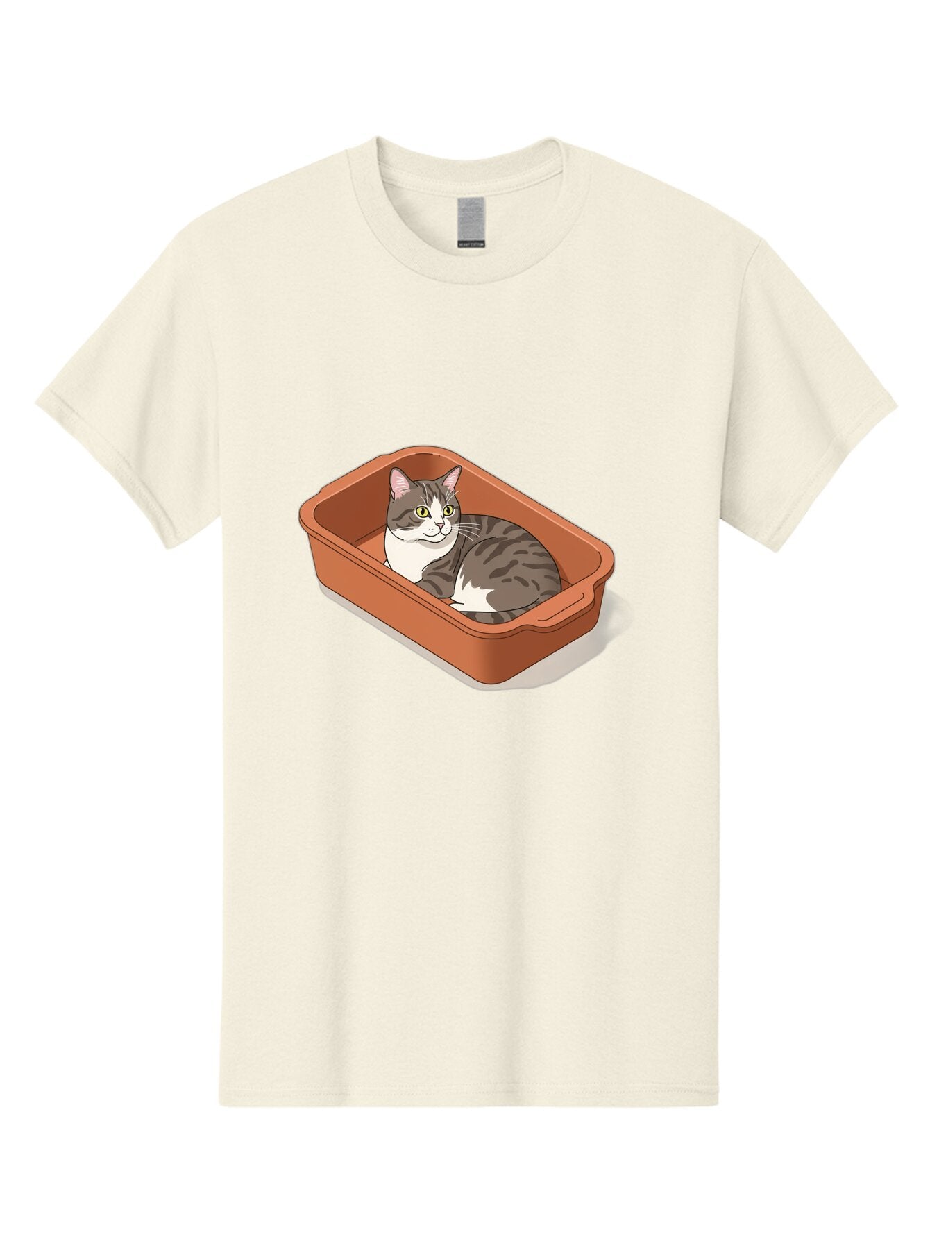 Cat-In-Litter-Box Men'S Graphic Tee, 100% Cotton, Comfortable Casual Summer Wear, Machine Washable, Vintage Camera, Old Camera, Antique Camera, Black Camera, Classic Photography, Photography Equipment, Nostalgic Device, Film Camera, Camera Art Baq471