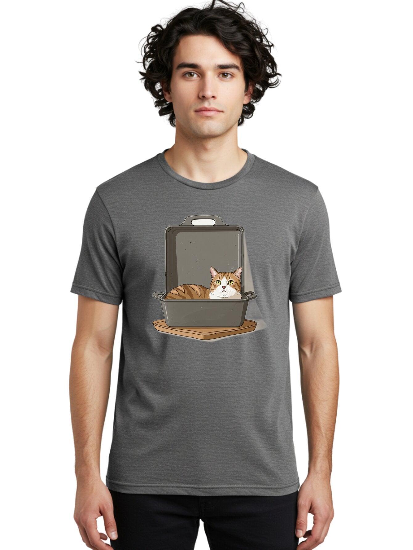 Cat-In-Roasting-Pan Men'S Graphic Tee, 100% Cotton, Comfortable Casual Summer Wear, Machine Washable, Vintage Camera, Old Camera, Antique Camera, Black Camera, Classic Photography, Photography Equipment, Nostalgic Device, Film Camera, Baq472 25