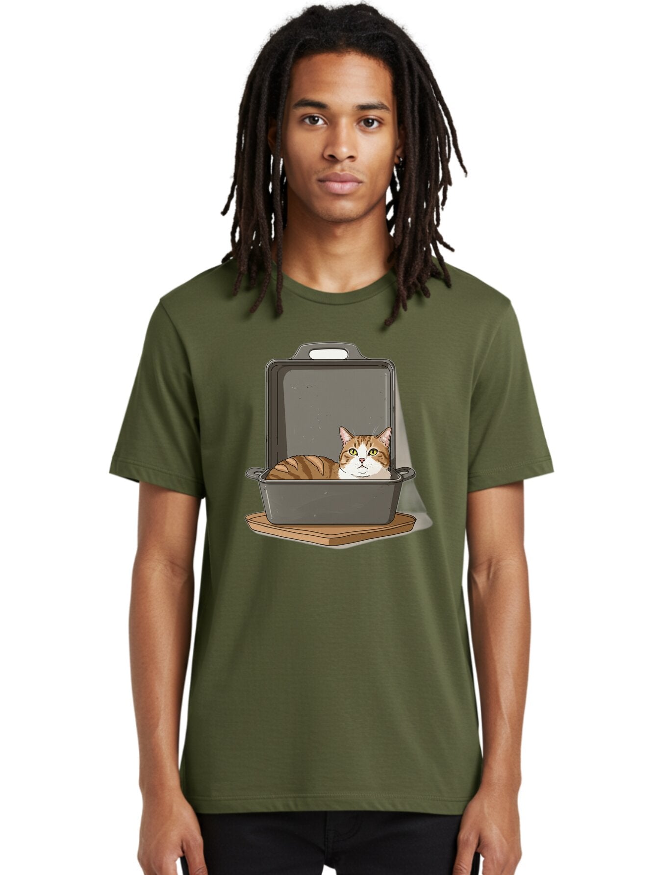 Cat-In-Roasting-Pan Men'S Graphic Tee, 100% Cotton, Comfortable Casual Summer Wear, Machine Washable, Vintage Camera, Old Camera, Antique Camera, Black Camera, Classic Photography, Photography Equipment, Nostalgic Device, Film Camera, Baq472 16