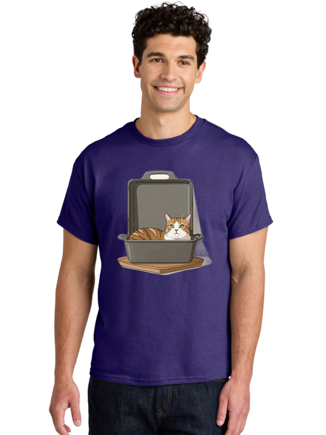 Cat-In-Roasting-Pan Men'S Graphic Tee, 100% Cotton, Comfortable Casual Summer Wear, Machine Washable, Vintage Camera, Old Camera, Antique Camera, Black Camera, Classic Photography, Photography Equipment, Nostalgic Device, Film Camera, Baq472 20