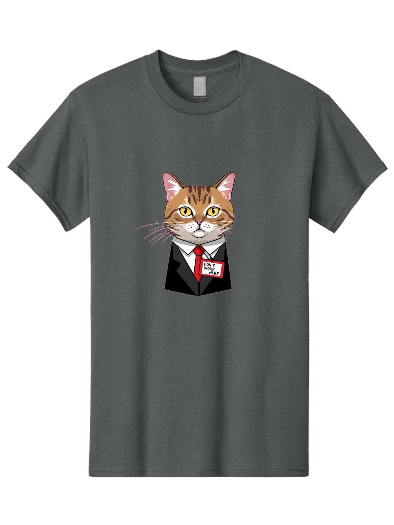 Cat-In-Suit-1 Men'S Graphic Tee, 100% Cotton, Comfortable Casual Summer Wear, Machine Washable, Vintage Camera, Old Camera, Antique Camera, Black Camera, Classic Photography, Photography Equipment, Nostalgic Device, Film Camera, Camera Art Baq473 10