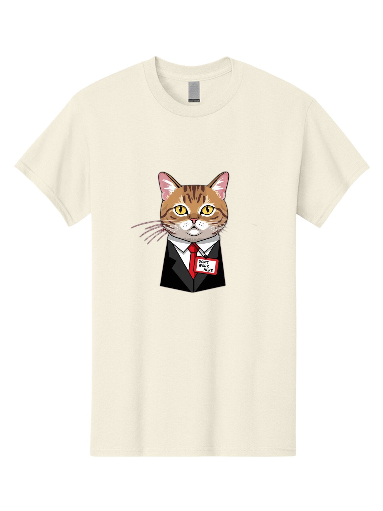 Cat-In-Suit-1 Men'S Graphic Tee, 100% Cotton, Comfortable Casual Summer Wear, Machine Washable, Vintage Camera, Old Camera, Antique Camera, Black Camera, Classic Photography, Photography Equipment, Nostalgic Device, Film Camera, Camera Art Baq473 3