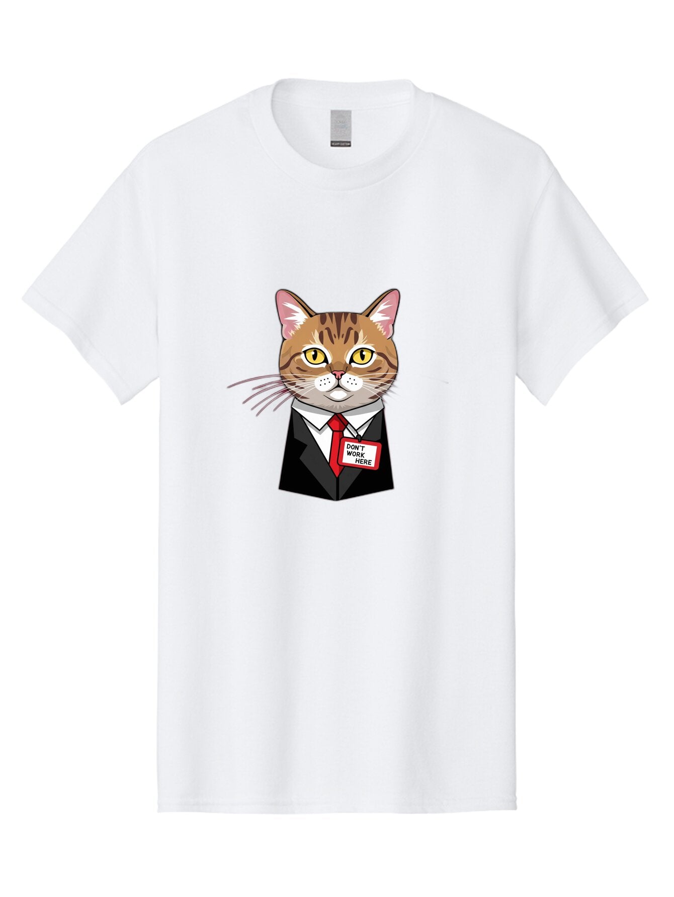 Cat-In-Suit-1 Men'S Graphic Tee, 100% Cotton, Comfortable Casual Summer Wear, Machine Washable, Vintage Camera, Old Camera, Antique Camera, Black Camera, Classic Photography, Photography Equipment, Nostalgic Device, Film Camera, Camera Art Baq473 6