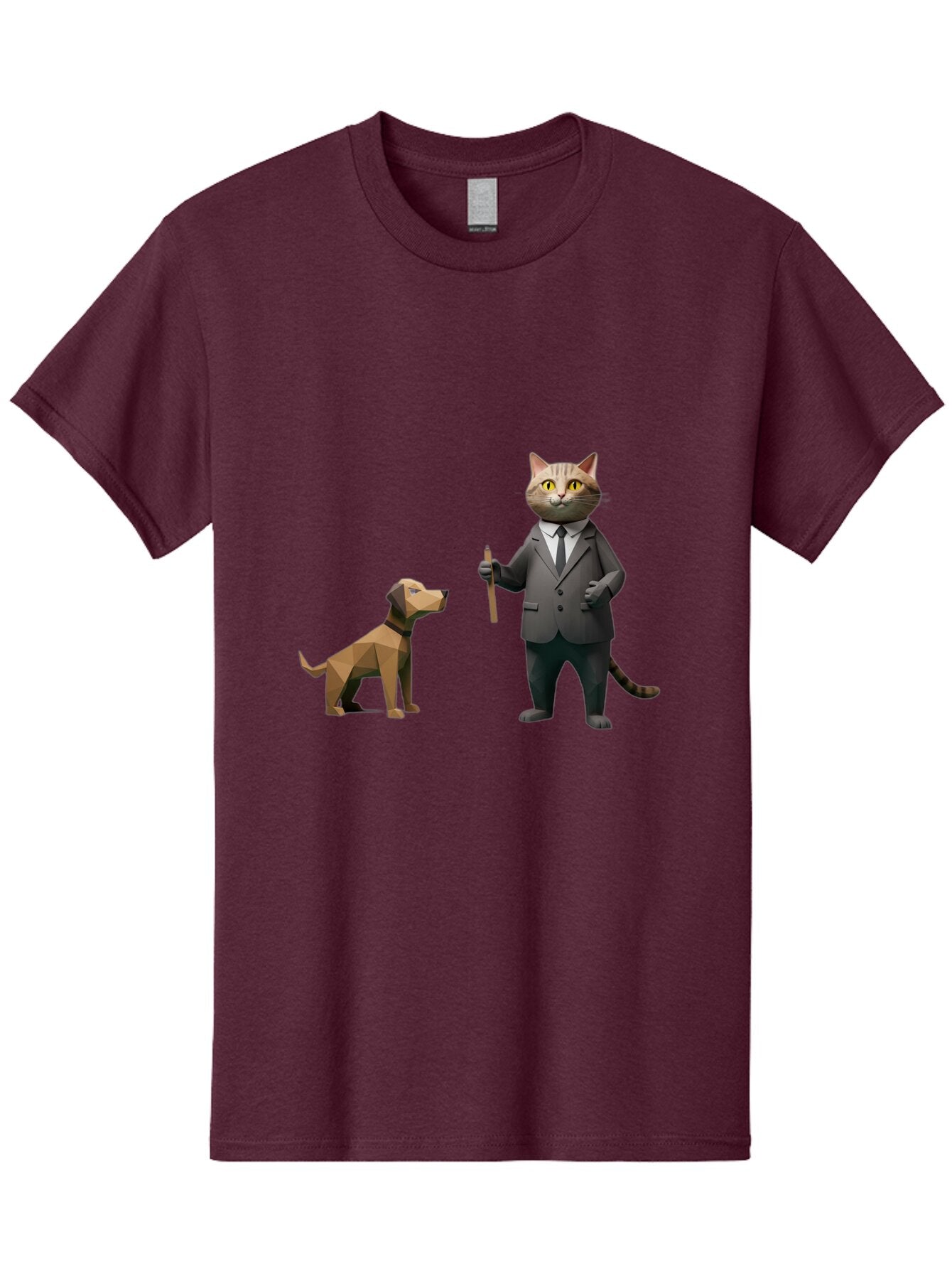 Cat-In-Suit-And-Dog Men'S Graphic Tee, 100% Cotton, Comfortable Casual Summer Wear, Machine Washable, Vintage Camera, Old Camera, Antique Camera, Black Camera, Classic Photography, Photography Equipment, Nostalgic Device, Film Camera, Baq474 15