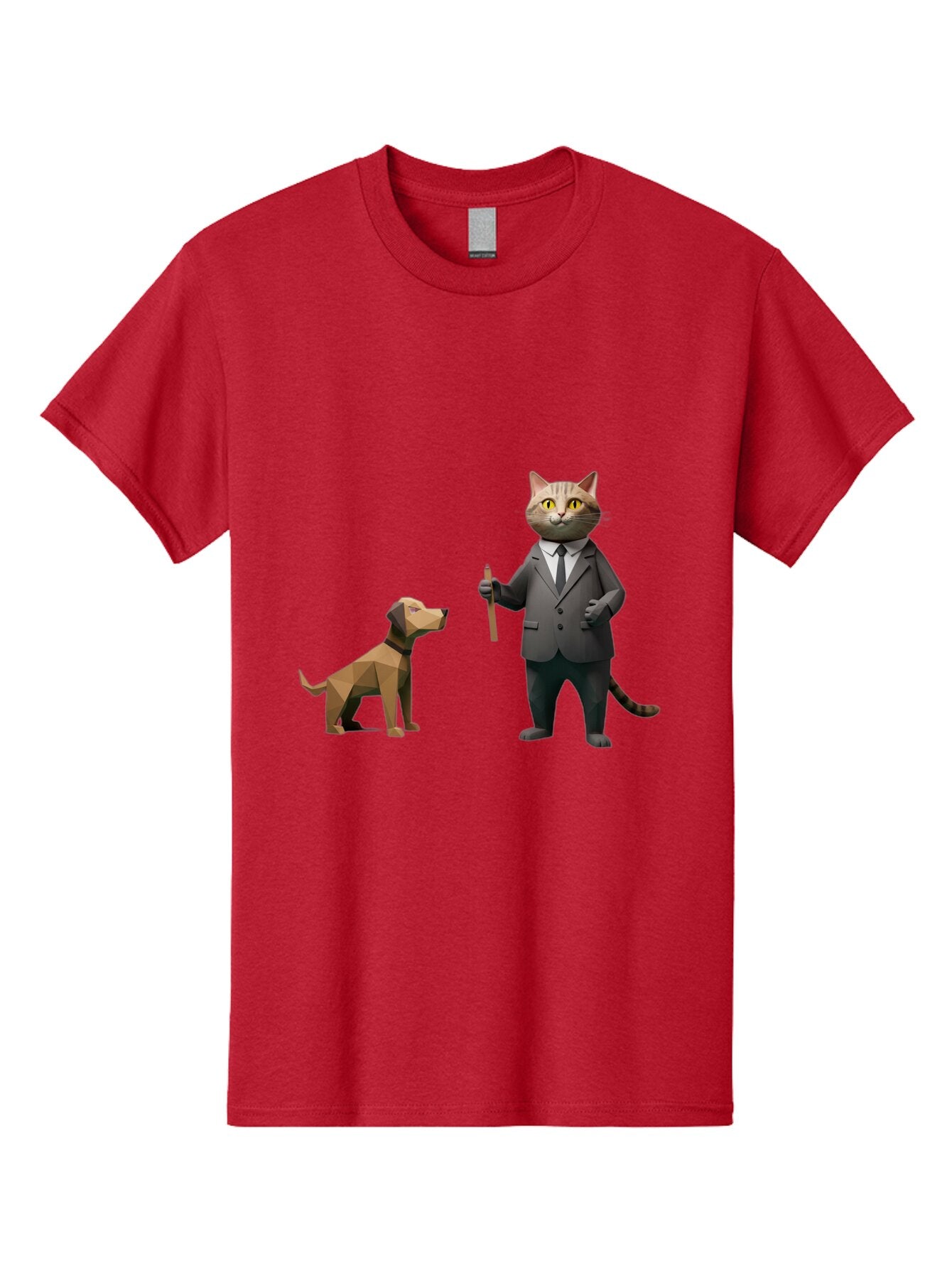 Cat-In-Suit-And-Dog Men'S Graphic Tee, 100% Cotton, Comfortable Casual Summer Wear, Machine Washable, Vintage Camera, Old Camera, Antique Camera, Black Camera, Classic Photography, Photography Equipment, Nostalgic Device, Film Camera, Baq474 5