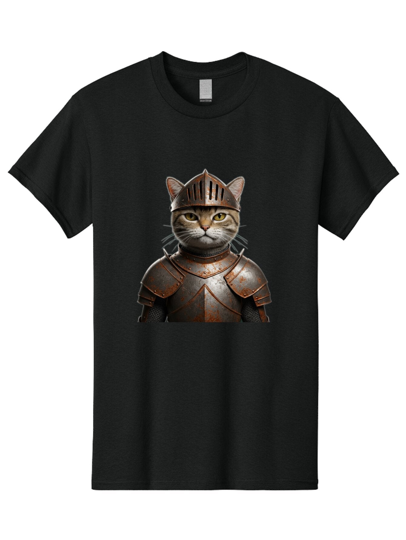 Cat-Knight-1 Men'S Graphic Tee, 100% Cotton, Comfortable Casual Summer Wear, Machine Washable, Vintage Camera, Old Camera, Antique Camera, Black Camera, Classic Photography, Photography Equipment, Nostalgic Device, Film Camera, Camera Art Baq478 4