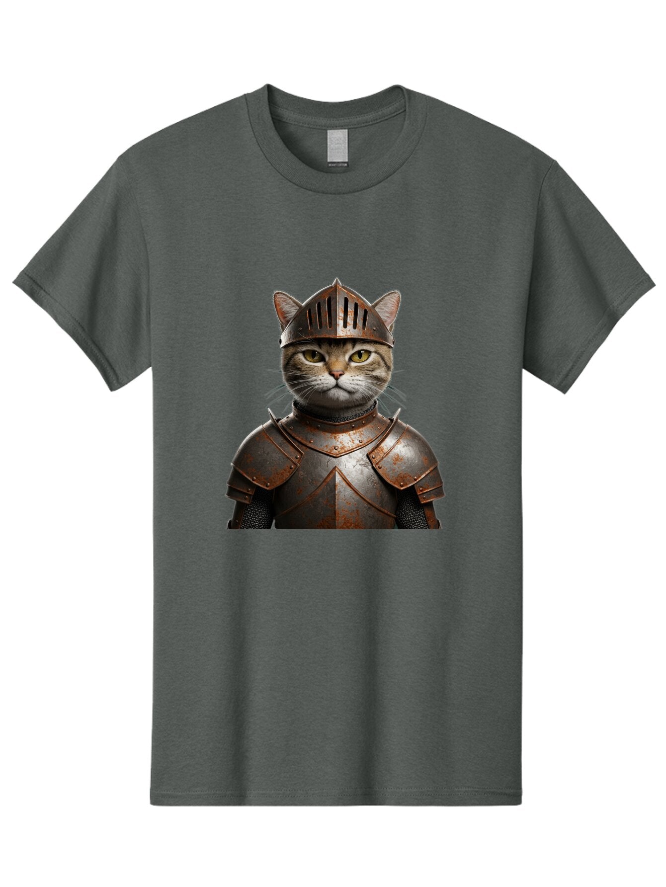 Cat-Knight-1 Men'S Graphic Tee, 100% Cotton, Comfortable Casual Summer Wear, Machine Washable, Vintage Camera, Old Camera, Antique Camera, Black Camera, Classic Photography, Photography Equipment, Nostalgic Device, Film Camera, Camera Art Baq478