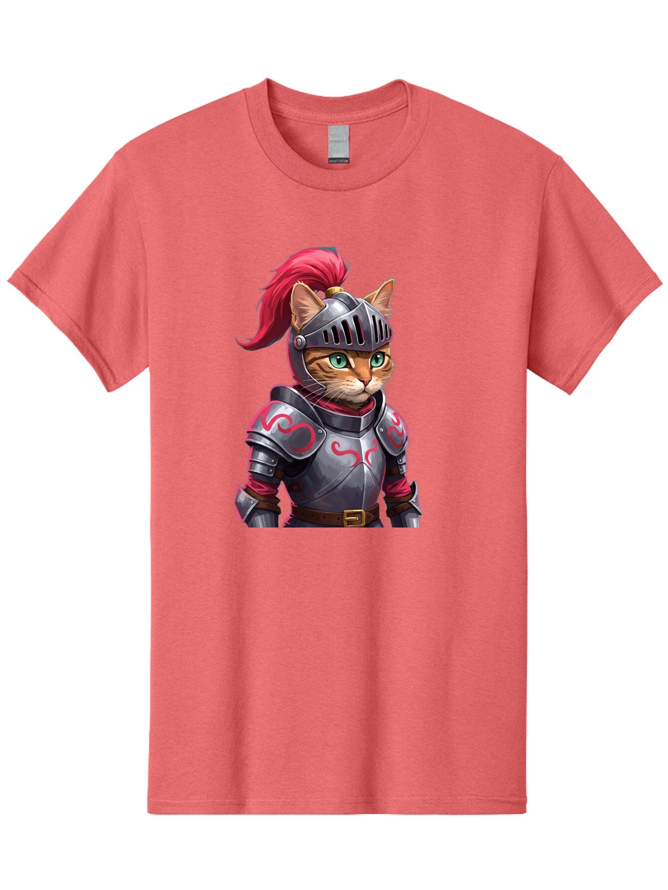 Cat-Knight-2 Men'S Graphic Tee, 100% Cotton, Comfortable Casual Summer Wear, Machine Washable, Vintage Camera, Old Camera, Antique Camera, Black Camera, Classic Photography, Photography Equipment, Nostalgic Device, Film Camera, Camera Art Baq479 9