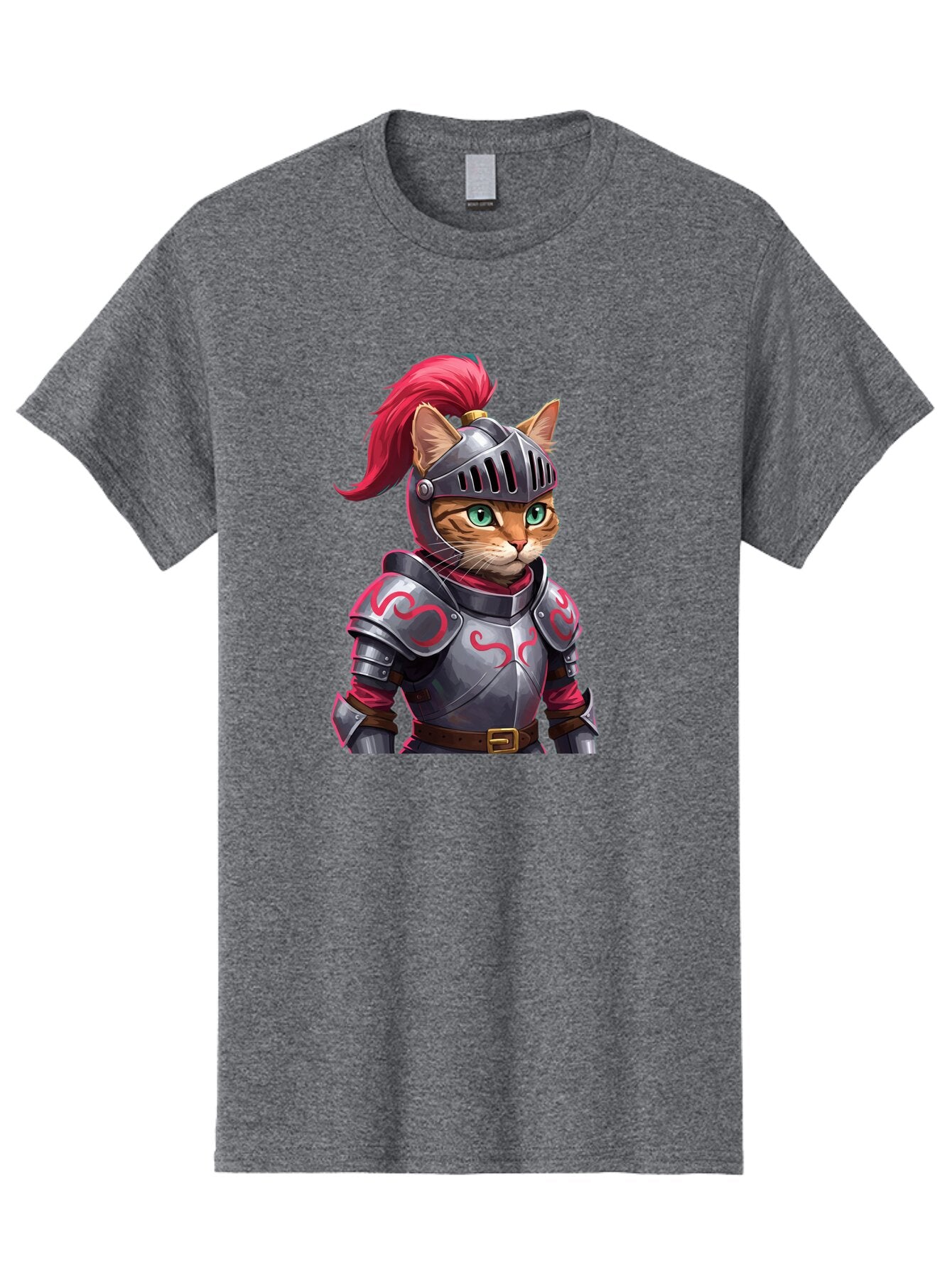Cat-Knight-2 Men'S Graphic Tee, 100% Cotton, Comfortable Casual Summer Wear, Machine Washable, Vintage Camera, Old Camera, Antique Camera, Black Camera, Classic Photography, Photography Equipment, Nostalgic Device, Film Camera, Camera Art Baq479