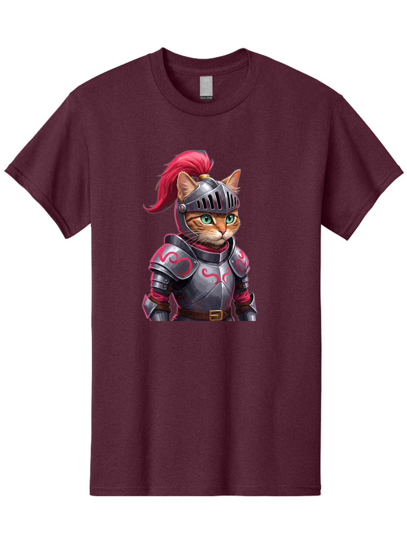 Cat-Knight-2 Men'S Graphic Tee, 100% Cotton, Comfortable Casual Summer Wear, Machine Washable, Vintage Camera, Old Camera, Antique Camera, Black Camera, Classic Photography, Photography Equipment, Nostalgic Device, Film Camera, Camera Art Baq479 3