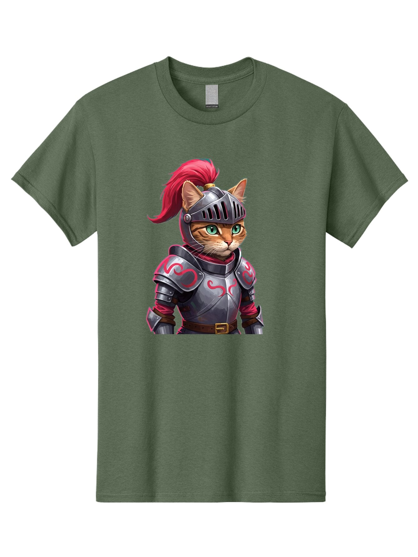 Cat-Knight-2 Men'S Graphic Tee, 100% Cotton, Comfortable Casual Summer Wear, Machine Washable, Vintage Camera, Old Camera, Antique Camera, Black Camera, Classic Photography, Photography Equipment, Nostalgic Device, Film Camera, Camera Art Baq479 5