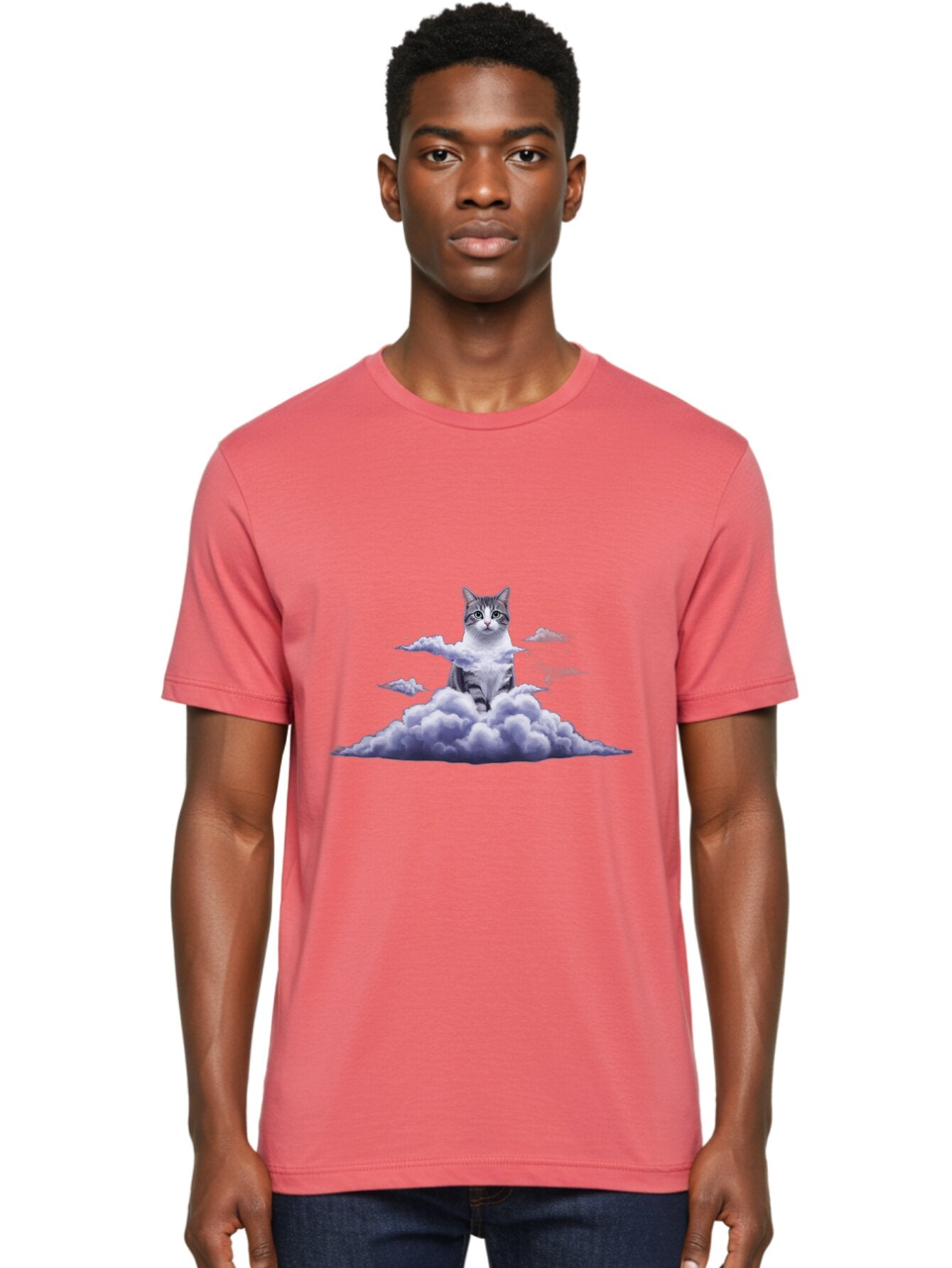 Cat-On-Cloud Men'S Graphic Tee, 100% Cotton, Comfortable Casual Summer Wear, Machine Washable, Vintage Camera, Old Camera, Antique Camera, Black Camera, Classic Photography, Photography Equipment, Nostalgic Device, Film Camera, Camera Art Baq481 30