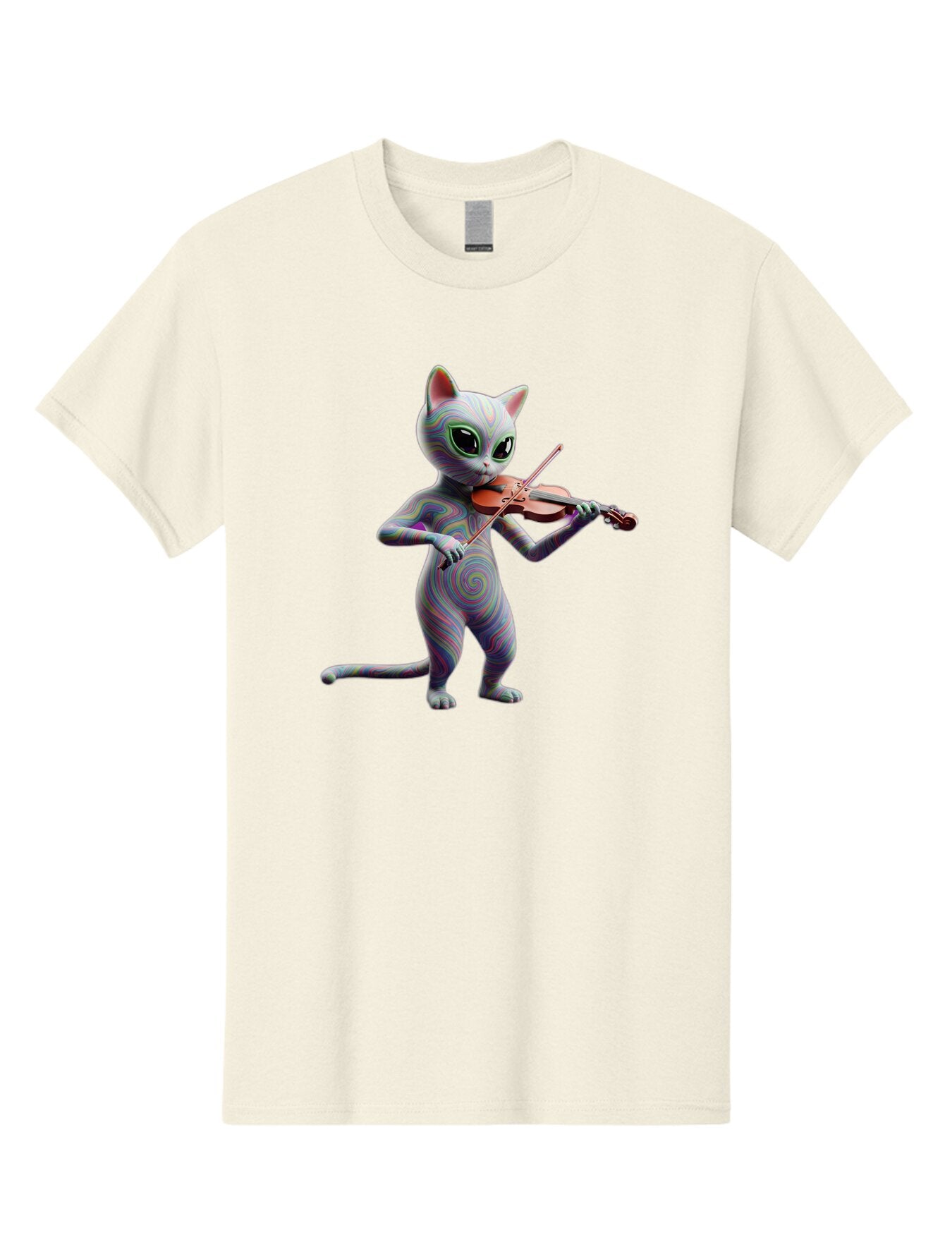 Cat-Playing-Violin-1 Men'S Graphic Tee, 100% Cotton, Comfortable Casual Summer Wear, Machine Washable, Vintage Camera, Old Camera, Antique Camera, Black Camera, Classic Photography, Photography Equipment, Nostalgic Device, Film Camera, Baq482 12