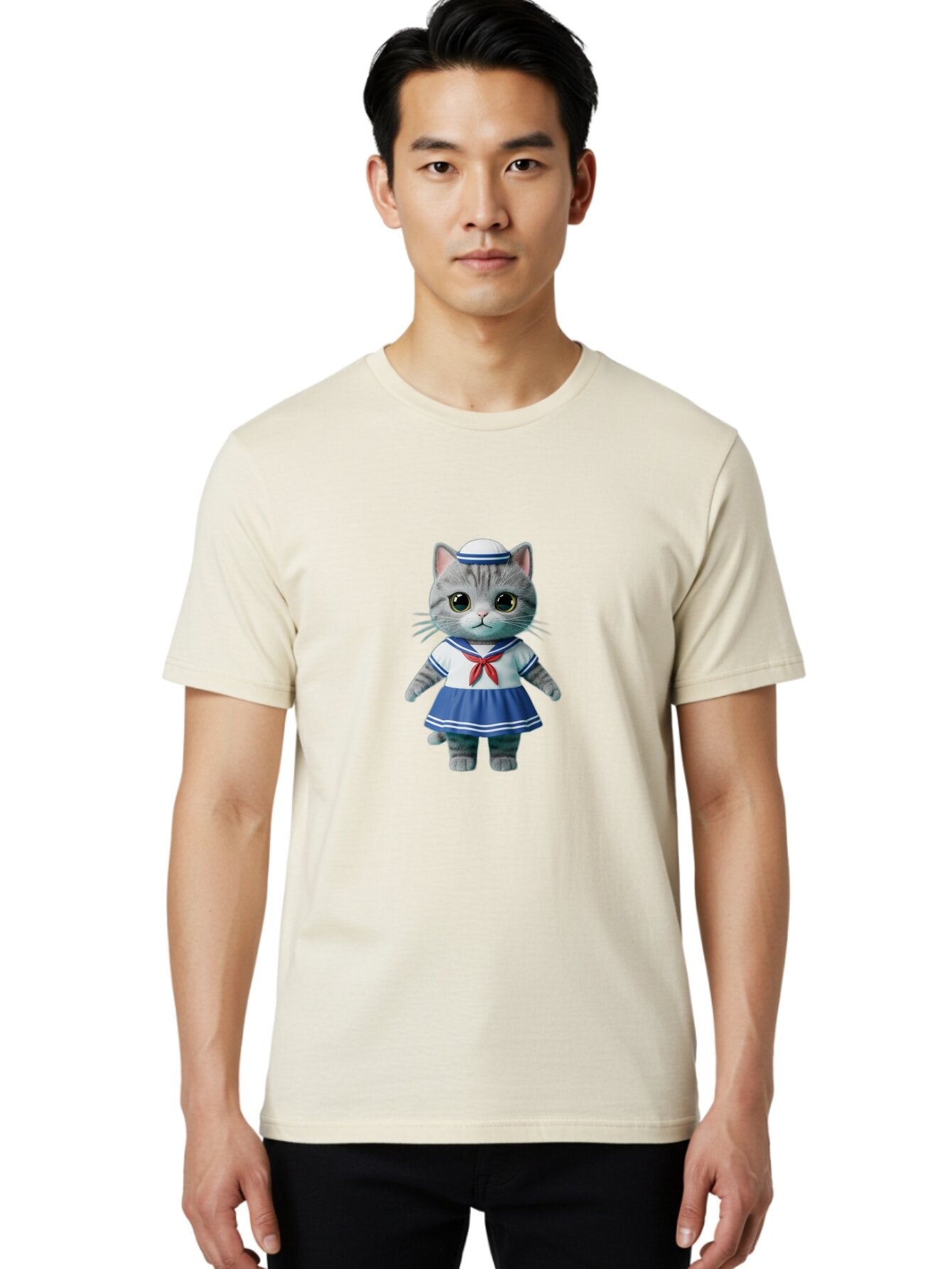 Cat-Sailor Men'S Graphic Tee, 100% Cotton, Comfortable Casual Summer Wear, Machine Washable, Vintage Camera, Old Camera, Antique Camera, Black Camera, Classic Photography, Photography Equipment, Nostalgic Device, Film Camera, Camera Art Baq485 22