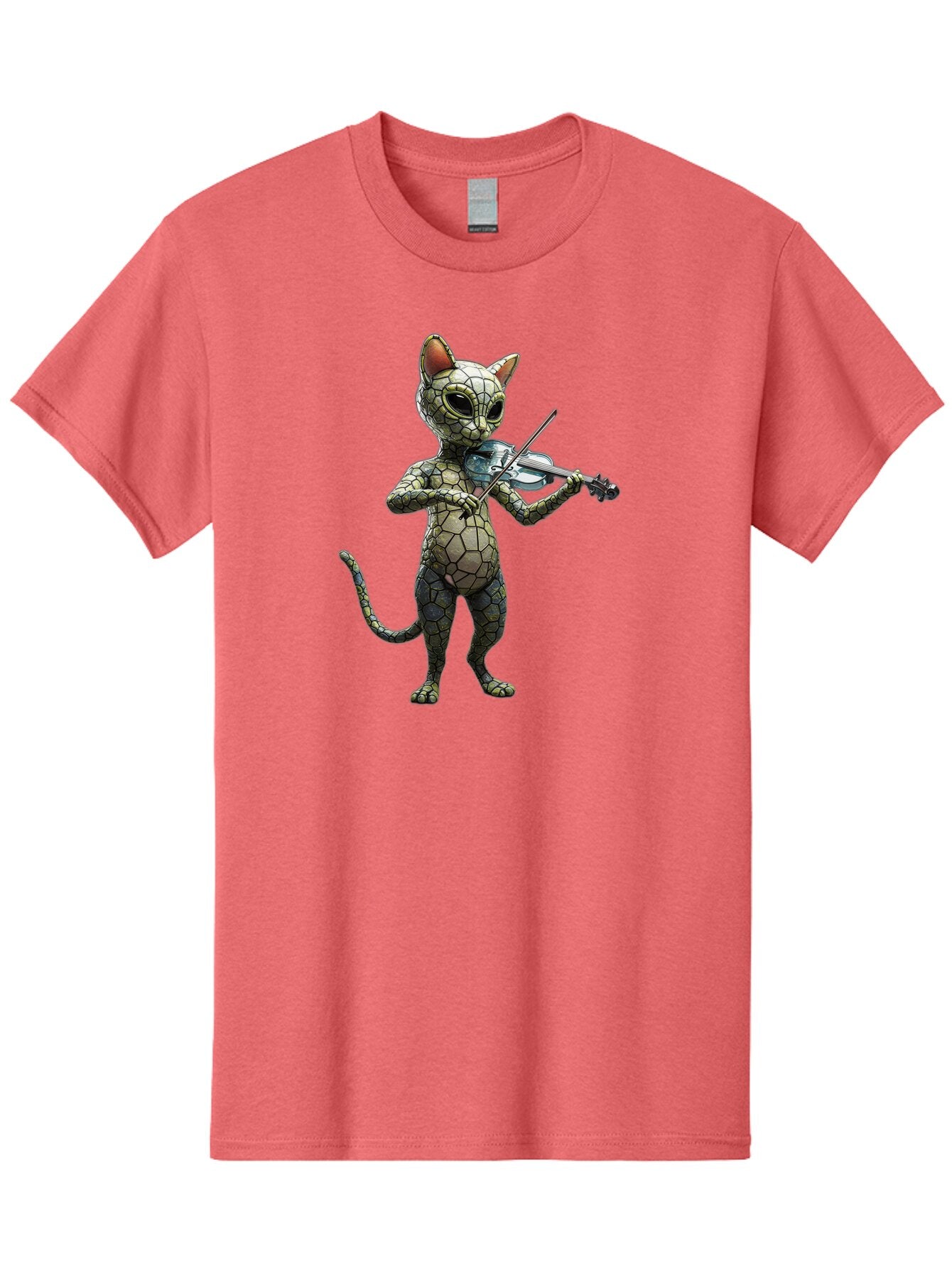 Cat-Violinist-Mosaic Men'S Graphic Tee, 100% Cotton, Comfortable Casual Summer Wear, Machine Washable, Vintage Camera, Old Camera, Antique Camera, Black Camera, Classic Photography, Photography Equipment, Nostalgic Device, Film Camera, Baq488