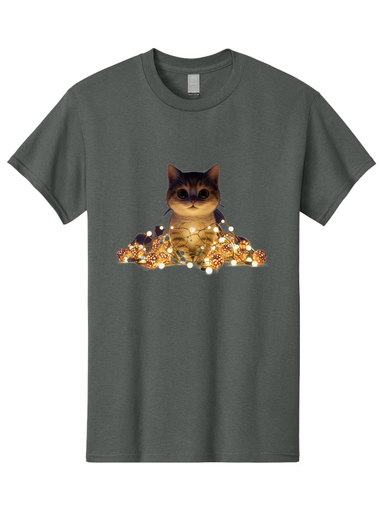 Cat-With-Christmas-Lights-1 Men'S Graphic Tee, 100% Cotton, Comfortable Casual Summer Wear, Machine Washable, Vintage Camera, Old Camera, Antique Camera, Black Camera, Classic Photography, Photography Equipment, Nostalgic Device, Film Camera, Baq489 8