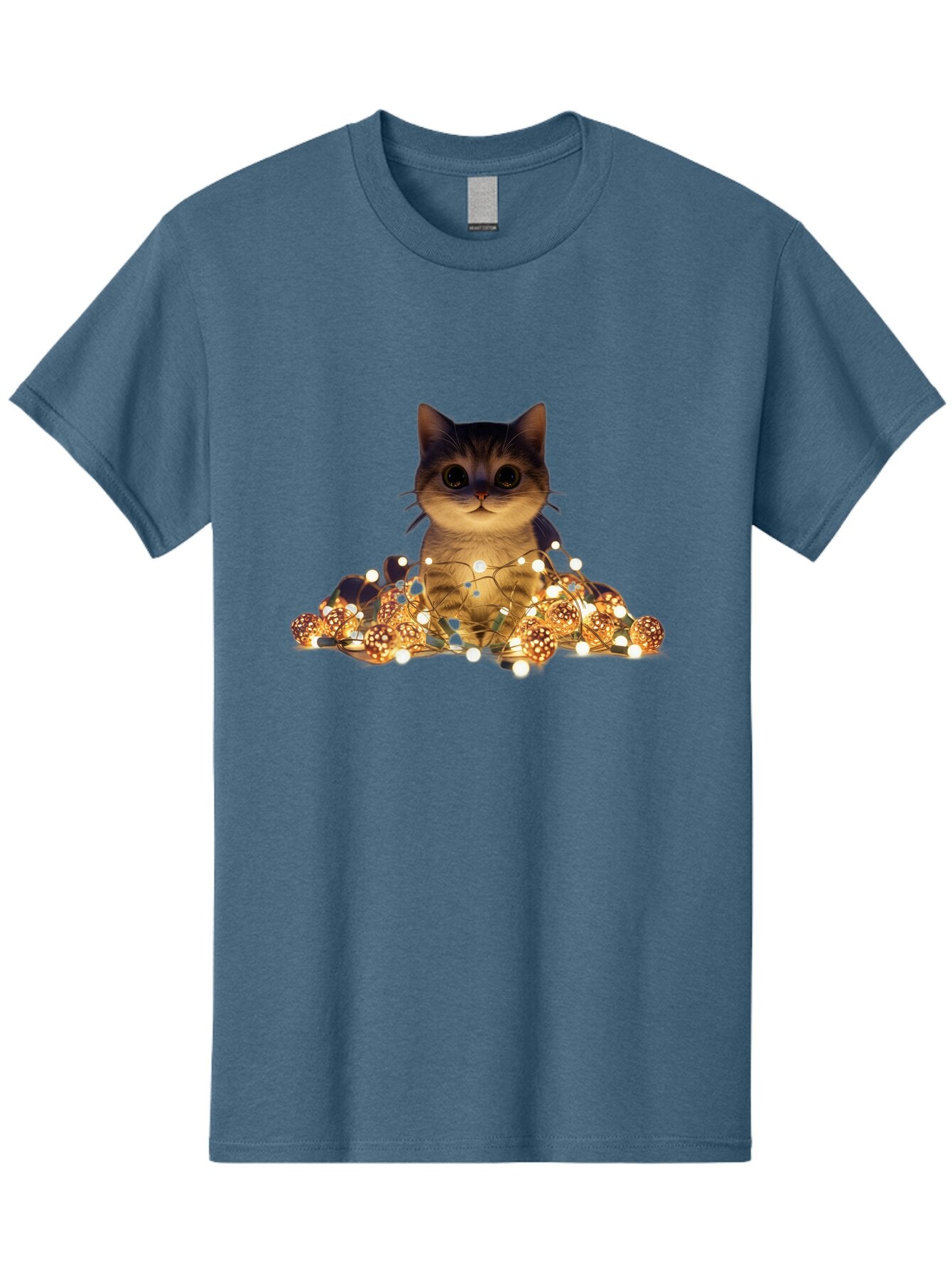 Cat-With-Christmas-Lights-1 Men'S Graphic Tee, 100% Cotton, Comfortable Casual Summer Wear, Machine Washable, Vintage Camera, Old Camera, Antique Camera, Black Camera, Classic Photography, Photography Equipment, Nostalgic Device, Film Camera, Baq489 7