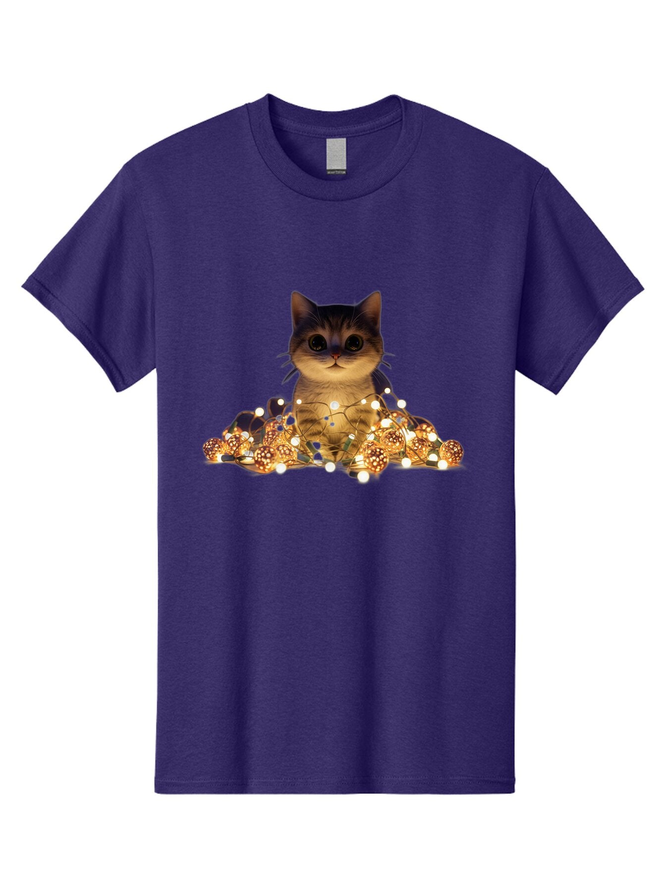 Cat-With-Christmas-Lights-1 Men'S Graphic Tee, 100% Cotton, Comfortable Casual Summer Wear, Machine Washable, Vintage Camera, Old Camera, Antique Camera, Black Camera, Classic Photography, Photography Equipment, Nostalgic Device, Film Camera, Baq489 5