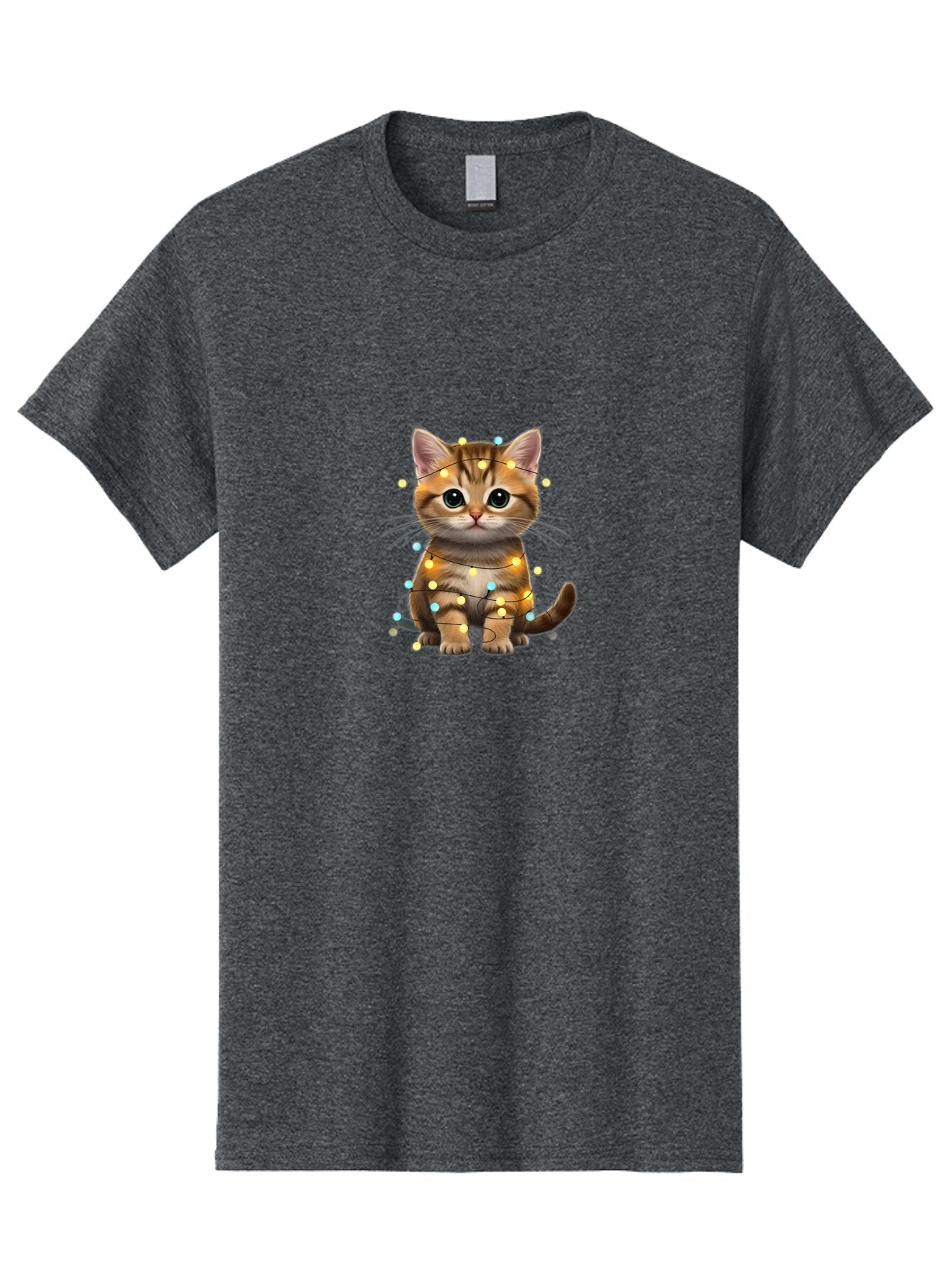Cat-With-Christmas-Lights Men'S Graphic Tee, 100% Cotton, Comfortable Casual Summer Wear, Machine Washable, Vintage Camera, Old Camera, Antique Camera, Black Camera, Classic Photography, Photography Equipment, Nostalgic Device, Film Camera, Baq490 14