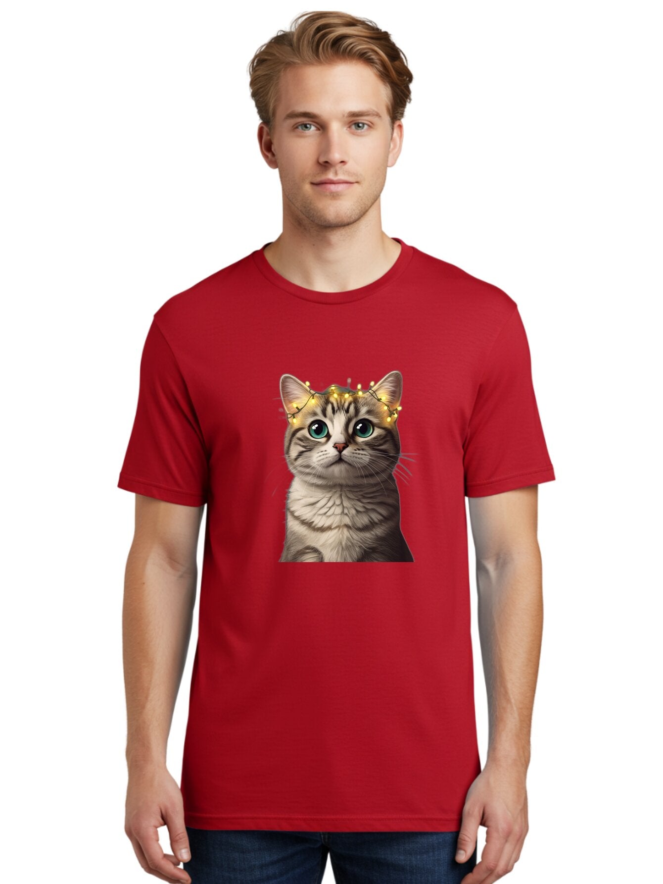 Cat-With-Lights Men'S Graphic Tee, 100% Cotton, Comfortable Casual Summer Wear, Machine Washable, Vintage Camera, Old Camera, Antique Camera, Black Camera, Classic Photography, Photography Equipment, Nostalgic Device, Film Camera, Camera Art Baq493 30