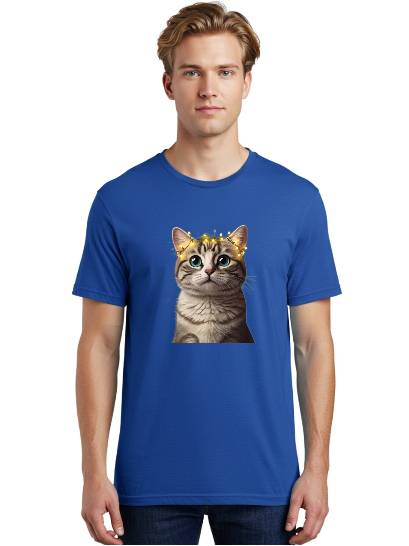 Cat-With-Lights Men'S Graphic Tee, 100% Cotton, Comfortable Casual Summer Wear, Machine Washable, Vintage Camera, Old Camera, Antique Camera, Black Camera, Classic Photography, Photography Equipment, Nostalgic Device, Film Camera, Camera Art Baq493 24