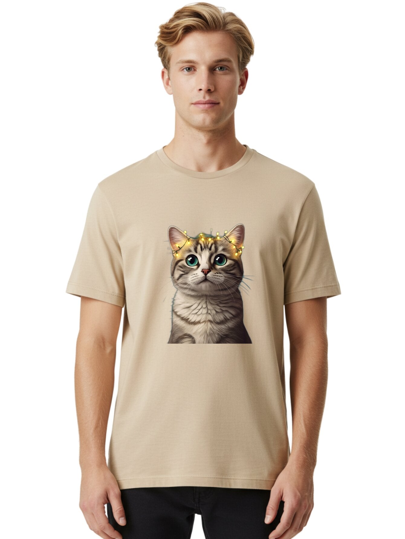 Cat-With-Lights Men'S Graphic Tee, 100% Cotton, Comfortable Casual Summer Wear, Machine Washable, Vintage Camera, Old Camera, Antique Camera, Black Camera, Classic Photography, Photography Equipment, Nostalgic Device, Film Camera, Camera Art Baq493 20