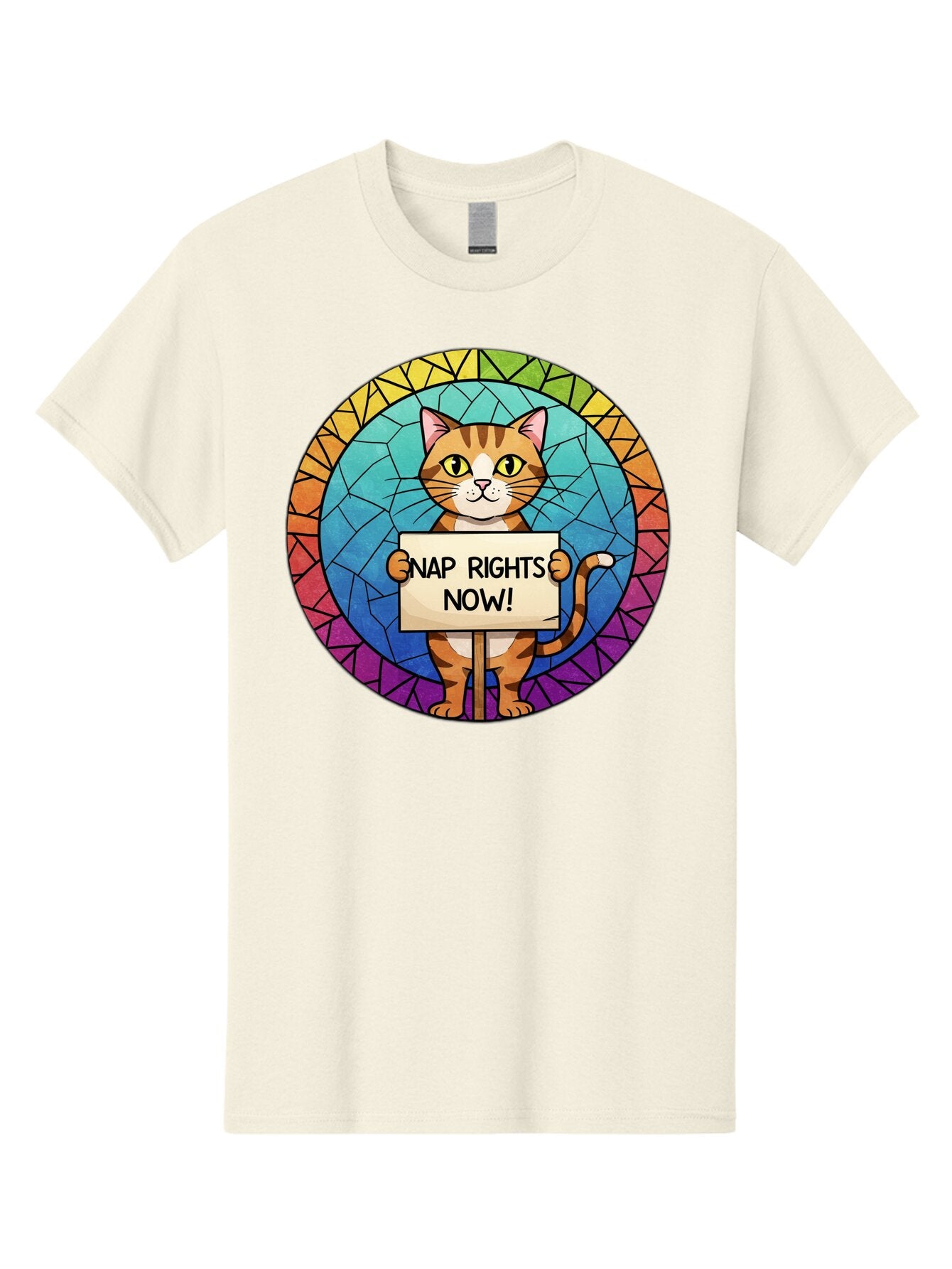 Cat-With-Nap-Rights-Now-Sign Men'S Graphic Tee, 100% Cotton, Comfortable Casual Summer Wear, Machine Washable, Vintage Camera, Old Camera, Antique Camera, Black Camera, Classic Photography, Photography Equipment, Nostalgic Device, Film Camera, Baq495