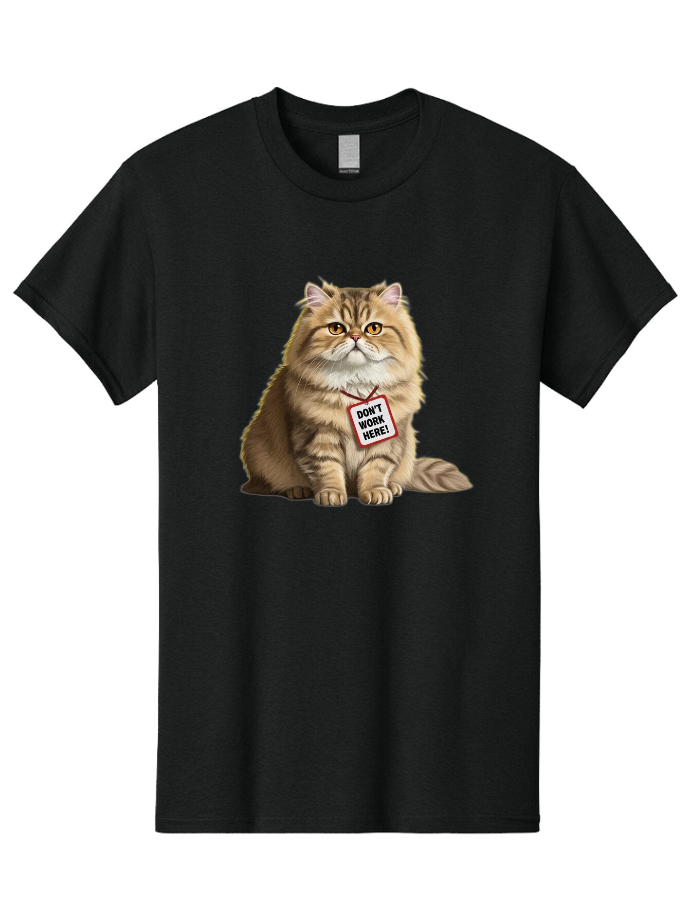 Cat-With-Tag Men'S Graphic Tee, 100% Cotton, Comfortable Casual Summer Wear, Machine Washable, Vintage Camera, Old Camera, Antique Camera, Black Camera, Classic Photography, Photography Equipment, Nostalgic Device, Film Camera, Camera Art Baq498 5