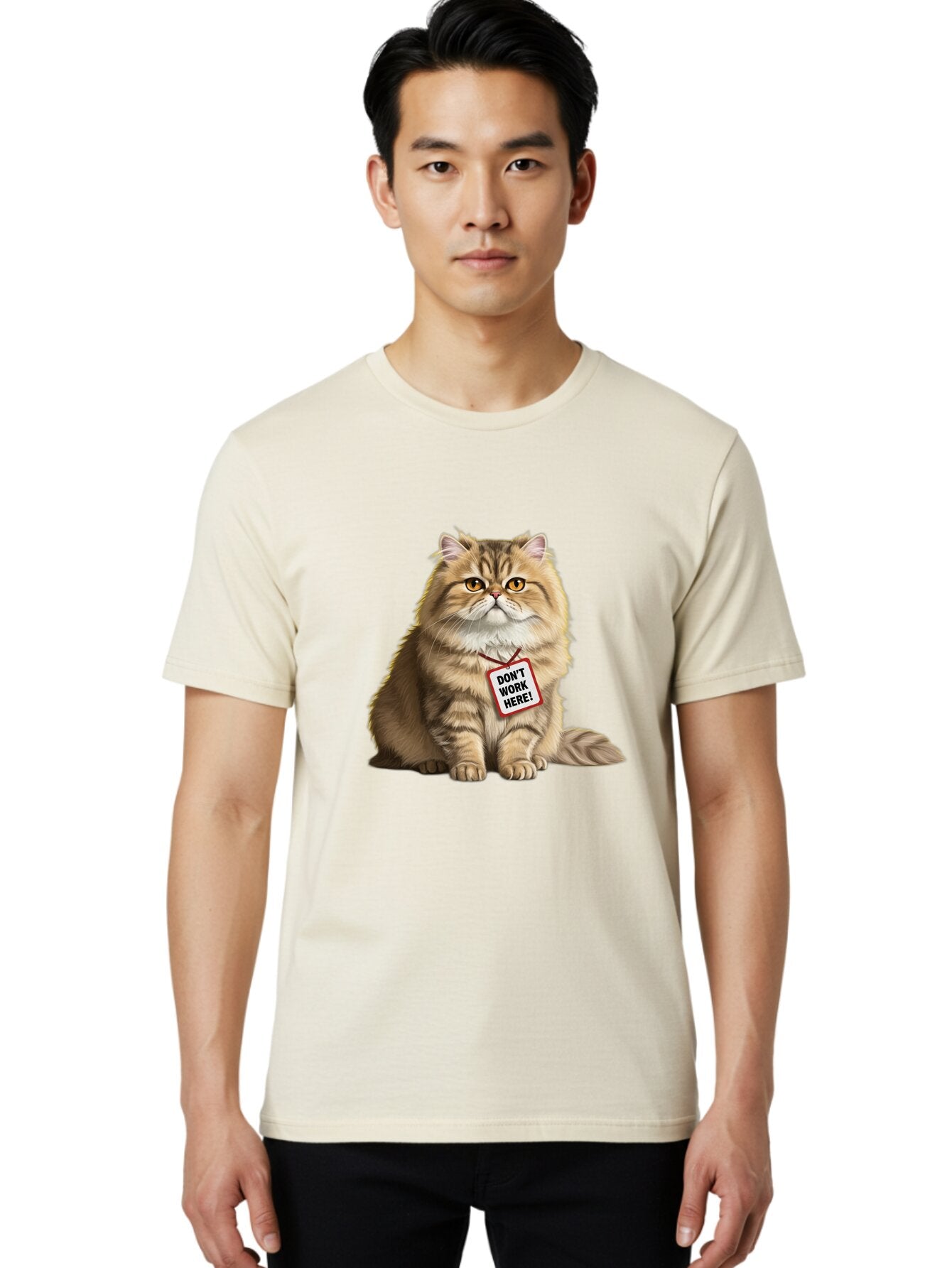 Cat-With-Tag Men'S Graphic Tee, 100% Cotton, Comfortable Casual Summer Wear, Machine Washable, Vintage Camera, Old Camera, Antique Camera, Black Camera, Classic Photography, Photography Equipment, Nostalgic Device, Film Camera, Camera Art Baq498 30