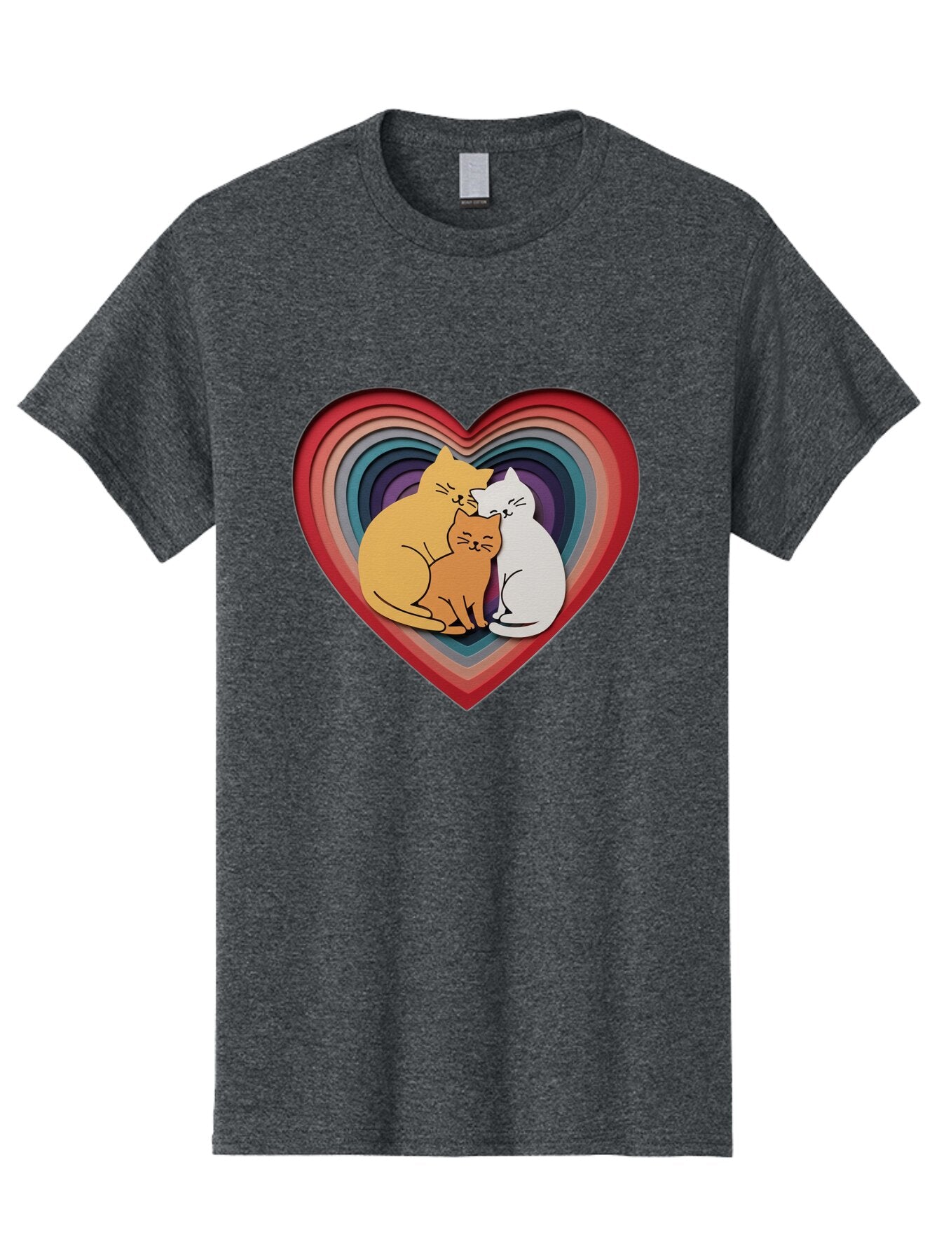 Cats-In-Heart-1 Men'S Graphic Tee, 100% Cotton, Comfortable Casual Summer Wear, Machine Washable, Vintage Camera, Old Camera, Antique Camera, Black Camera, Classic Photography, Photography Equipment, Nostalgic Device, Film Camera, Camera Art Baq504 12