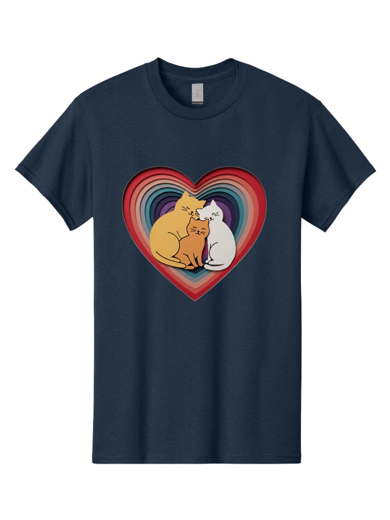 Cats-In-Heart-1 Men'S Graphic Tee, 100% Cotton, Comfortable Casual Summer Wear, Machine Washable, Vintage Camera, Old Camera, Antique Camera, Black Camera, Classic Photography, Photography Equipment, Nostalgic Device, Film Camera, Camera Art Baq504