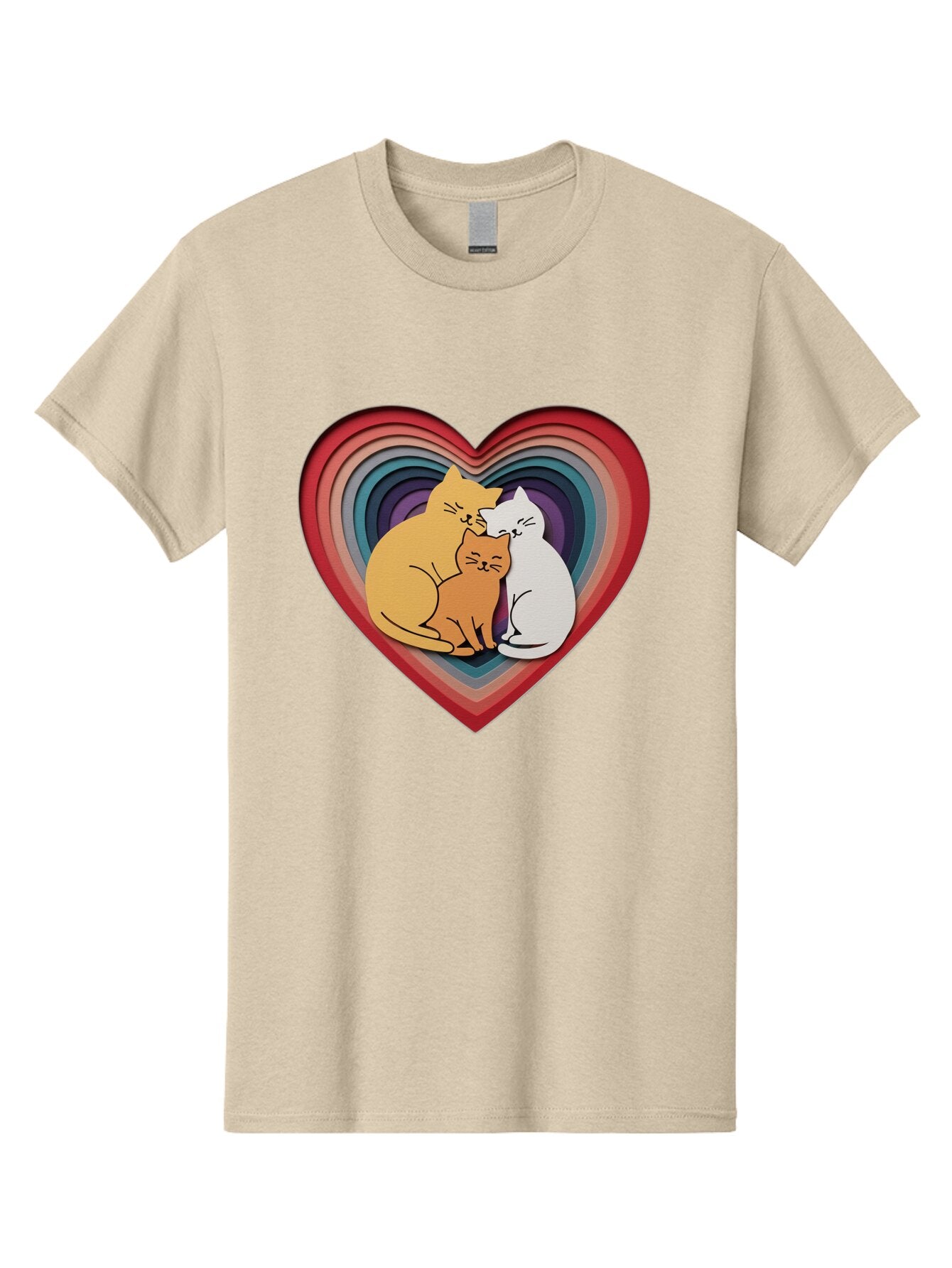 Cats-In-Heart-1 Men'S Graphic Tee, 100% Cotton, Comfortable Casual Summer Wear, Machine Washable, Vintage Camera, Old Camera, Antique Camera, Black Camera, Classic Photography, Photography Equipment, Nostalgic Device, Film Camera, Camera Art Baq504 4