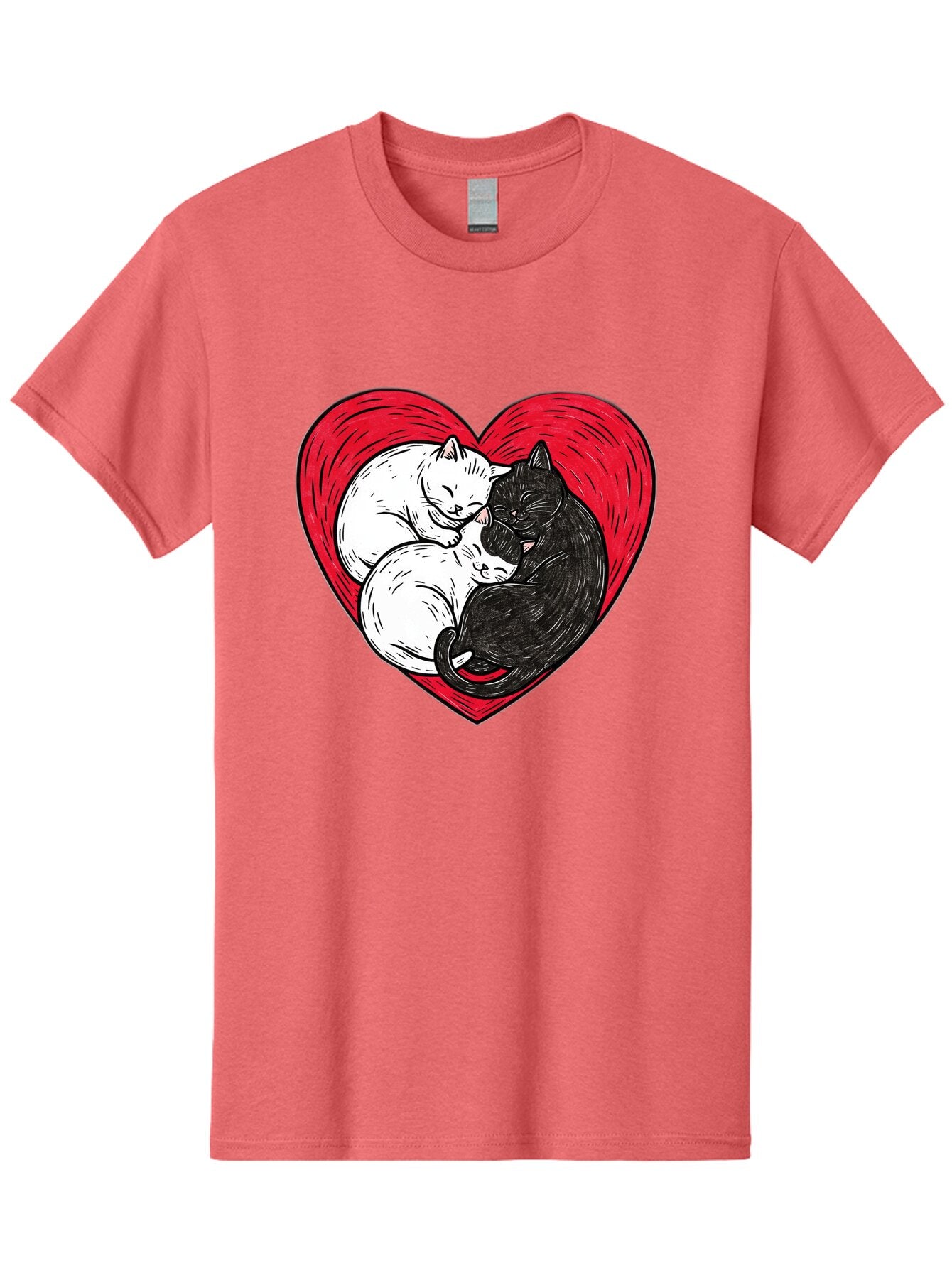 Cats-In-Heart-2 Men'S Graphic Tee, 100% Cotton, Comfortable Casual Summer Wear, Machine Washable, Vintage Camera, Old Camera, Antique Camera, Black Camera, Classic Photography, Photography Equipment, Nostalgic Device, Film Camera, Camera Art Baq505 11