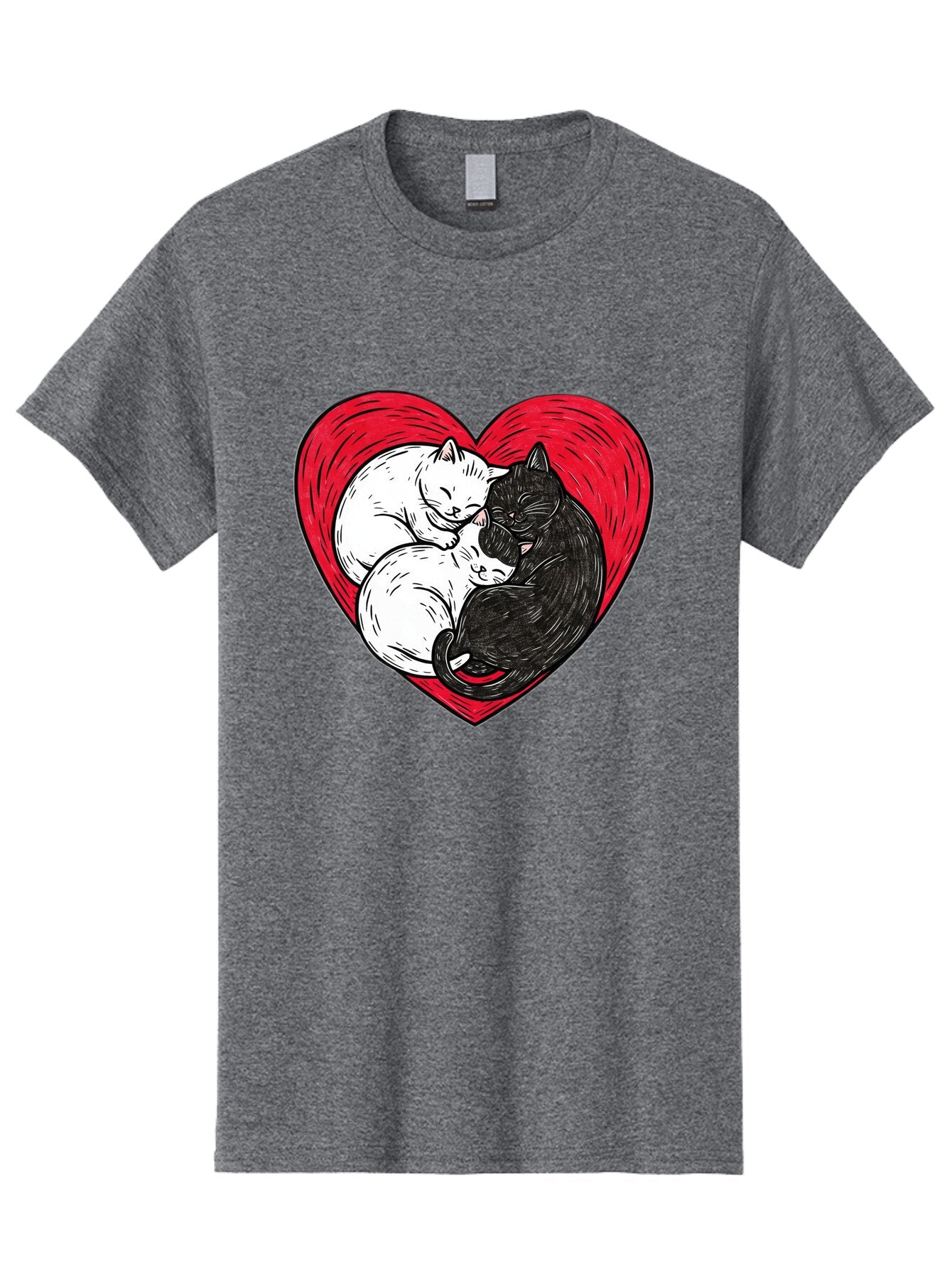 Cats-In-Heart-2 Men'S Graphic Tee, 100% Cotton, Comfortable Casual Summer Wear, Machine Washable, Vintage Camera, Old Camera, Antique Camera, Black Camera, Classic Photography, Photography Equipment, Nostalgic Device, Film Camera, Camera Art Baq505 12